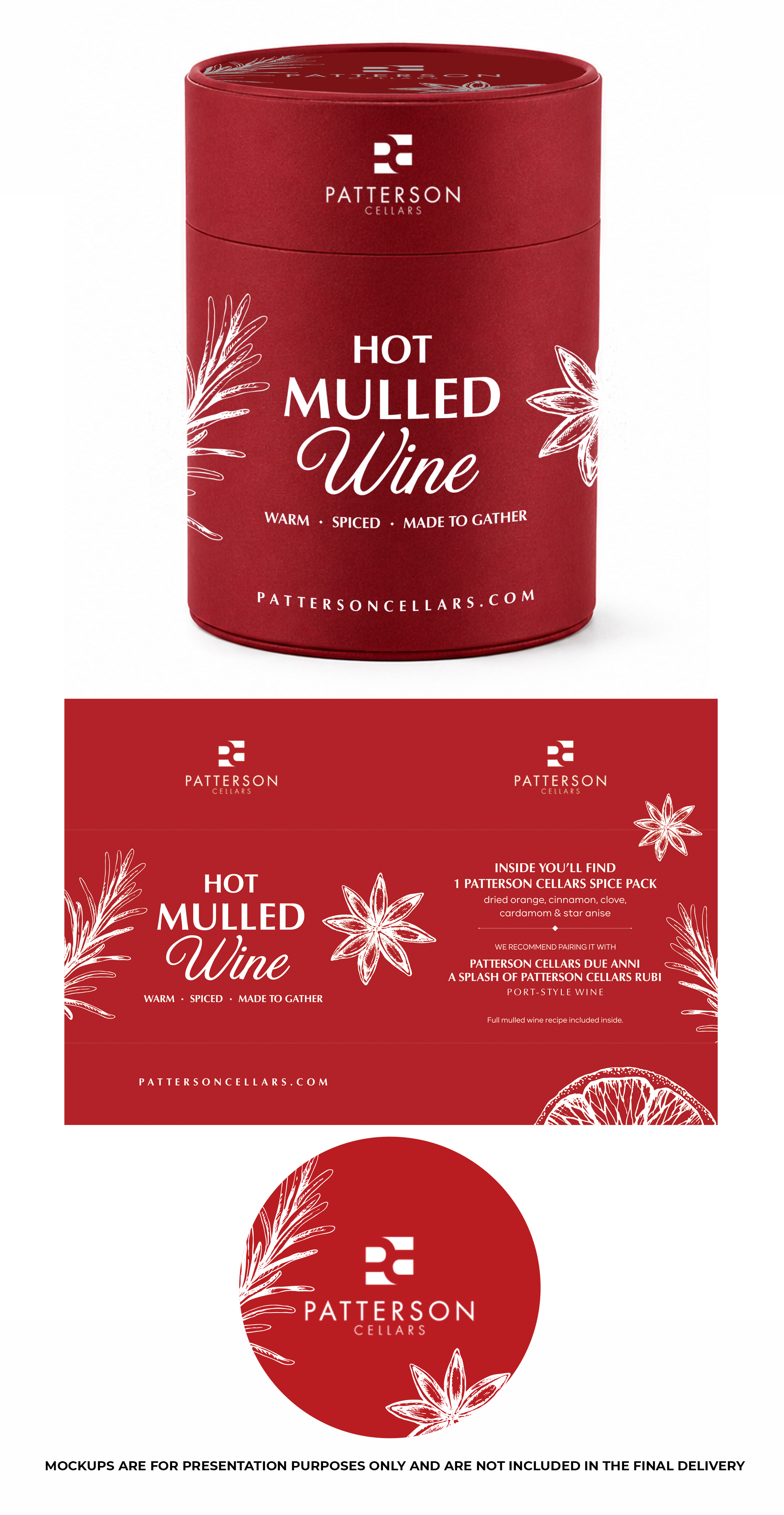 Packaging Design by Dzhafir for Patterson Cellars | Design #37568349
