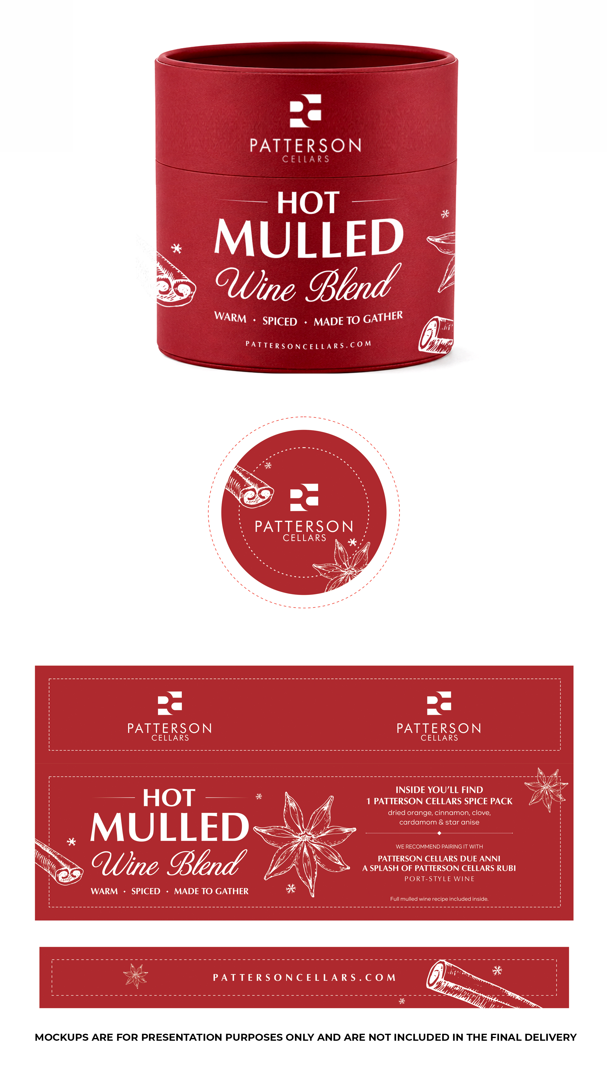 Packaging Design by Dzhafir for Patterson Cellars | Design #37578870
