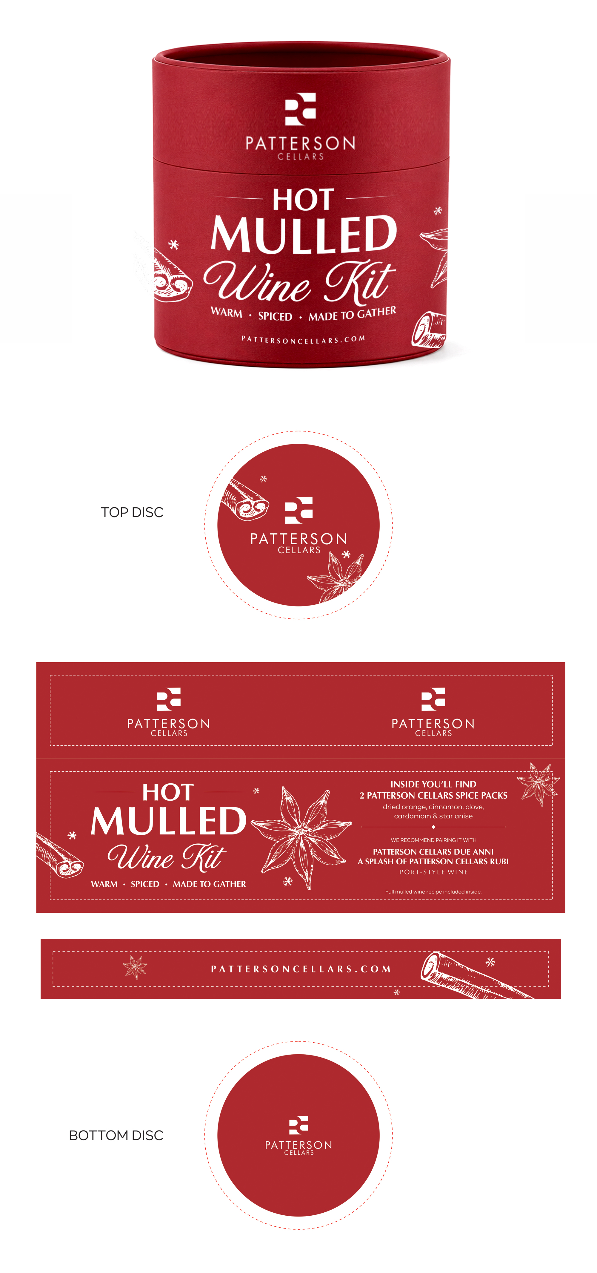 Packaging Design by Dzhafir for Patterson Cellars | Design: #37600763