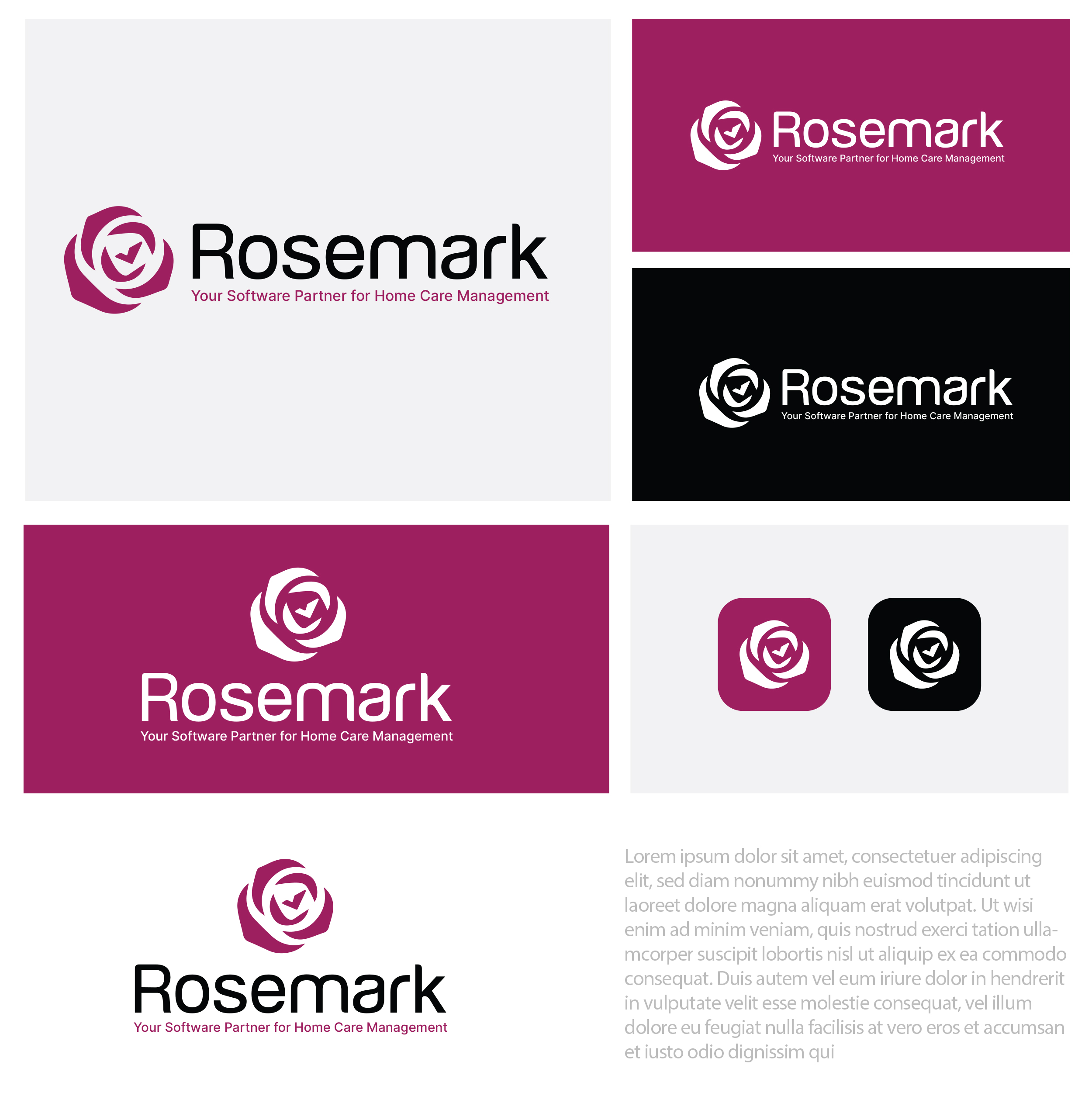 Icon Design by Jelena B for Rosemark | Design #37541154