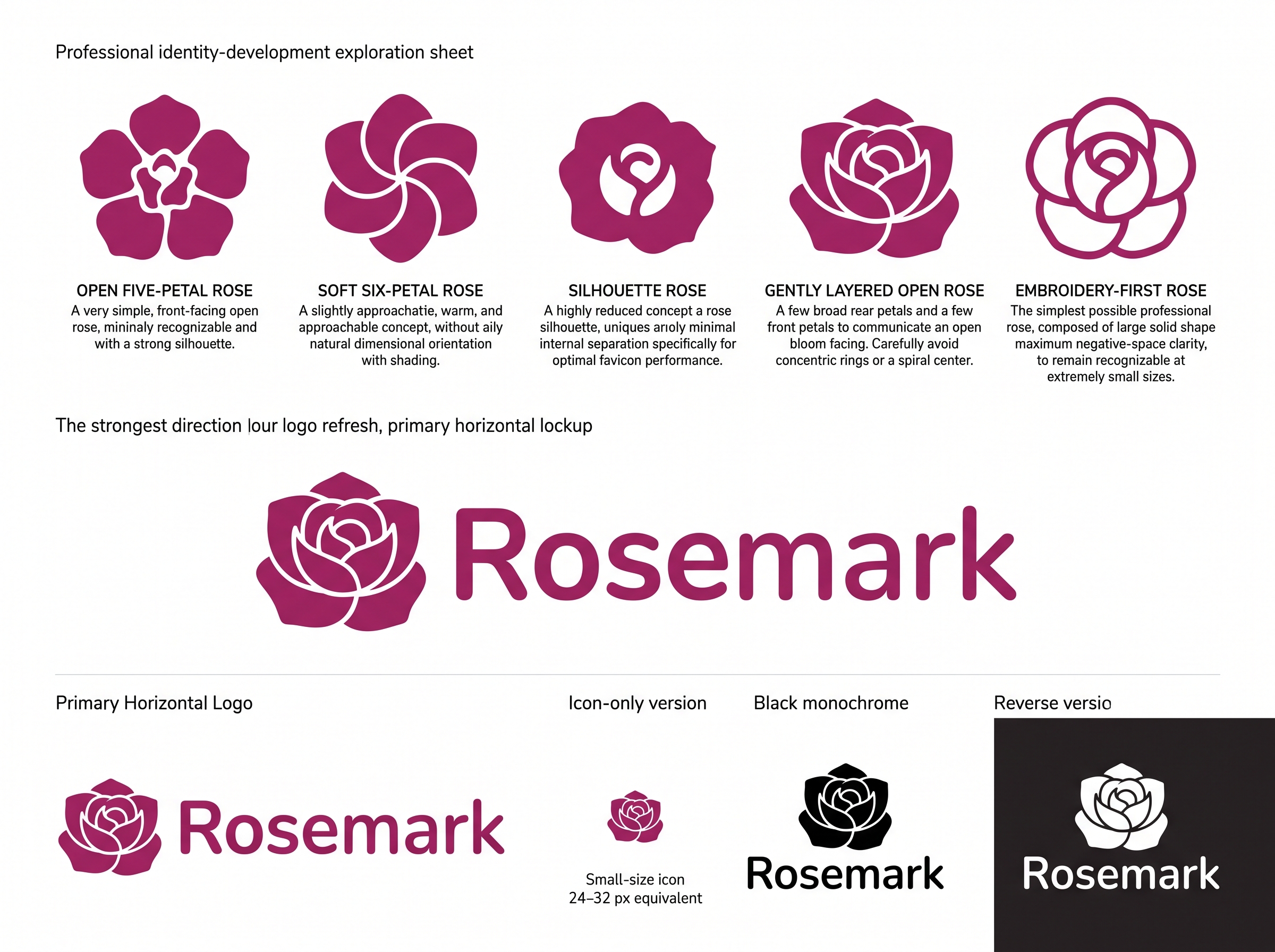 Icon Design by Szrile. for Rosemark | Design #37627545