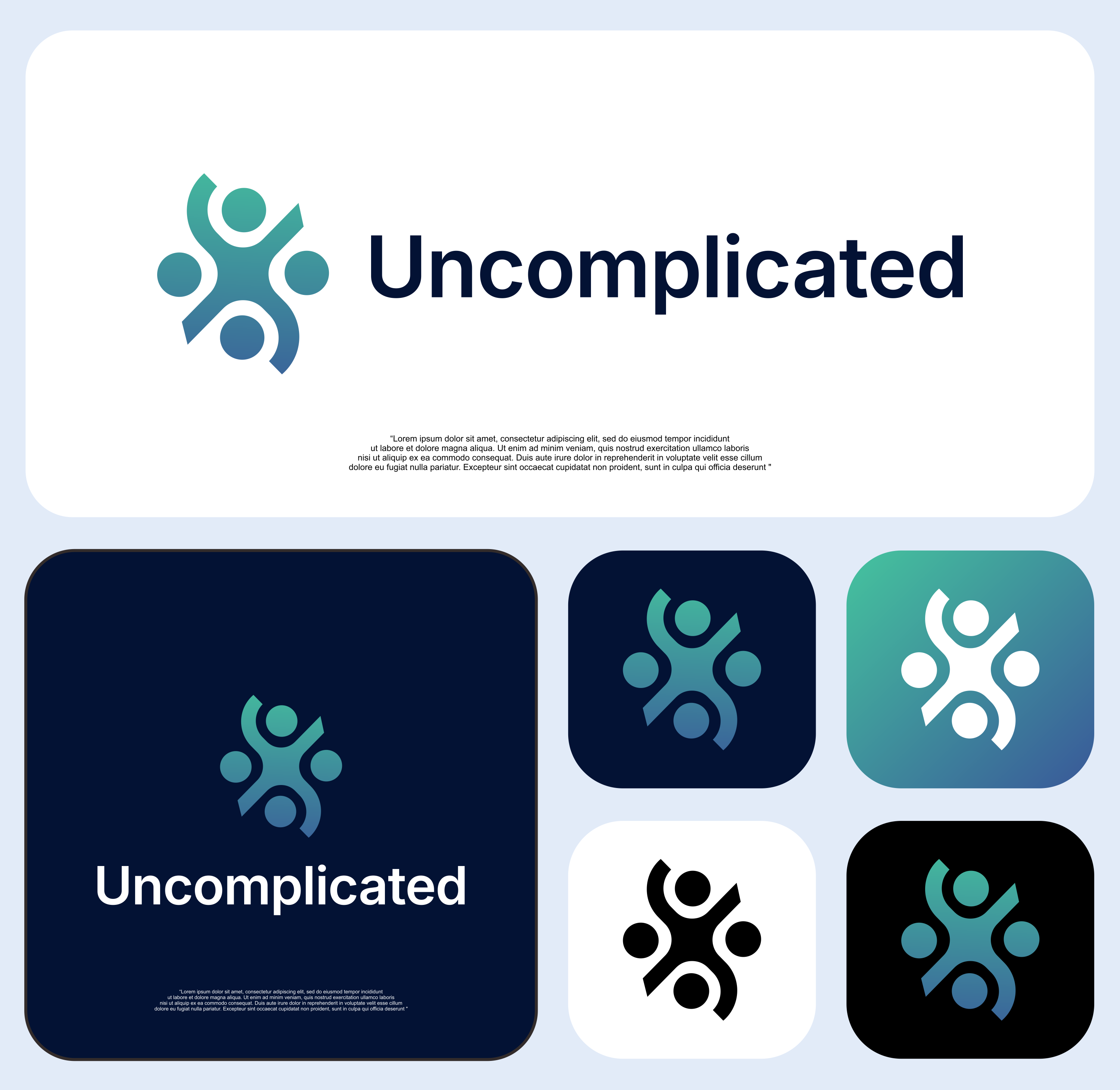 Logo Design by izdihaar studio for Uncomplicated Consulting | Design #37540168