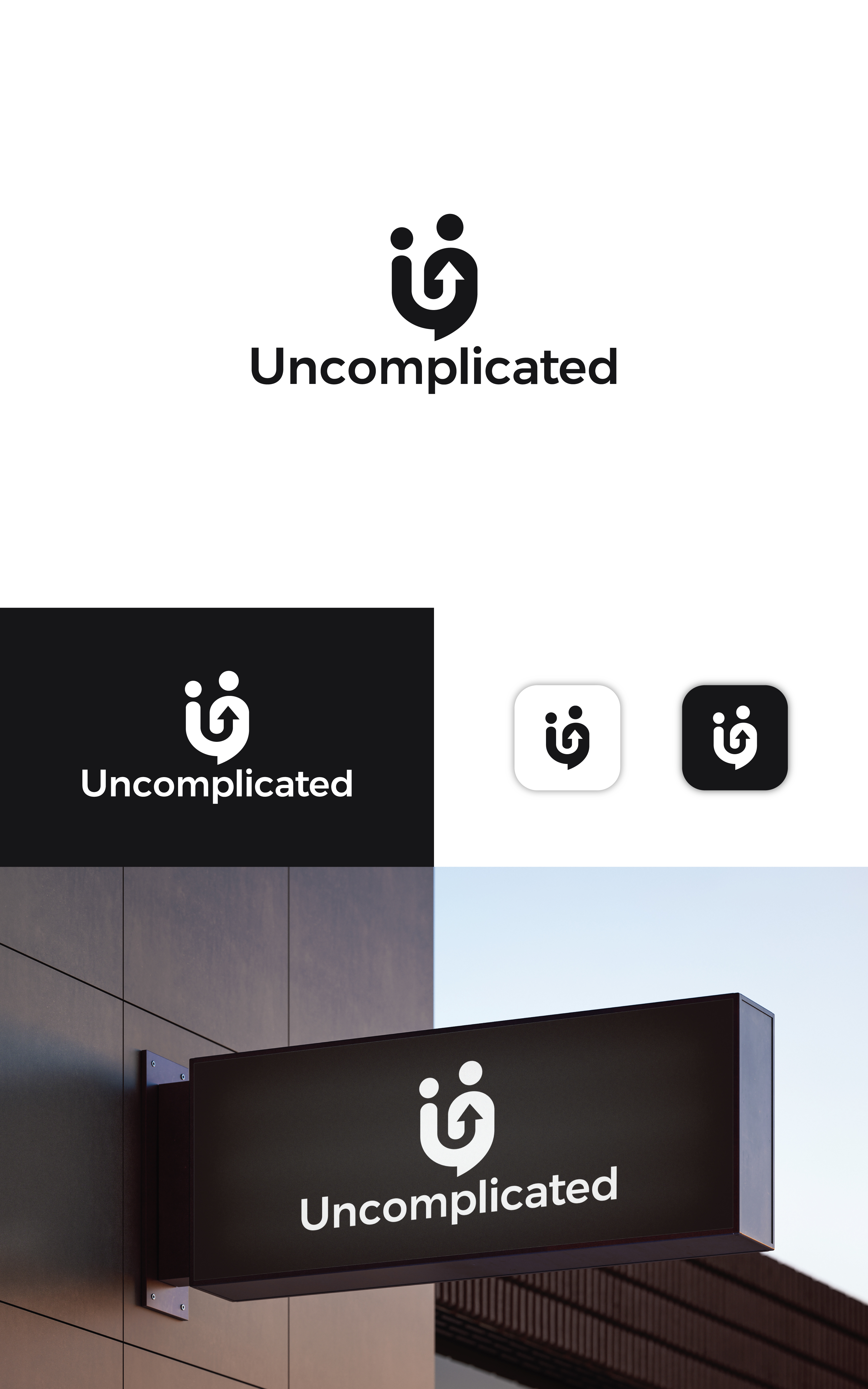 Logo Design by N M Designs for Uncomplicated Consulting | Design #37549220