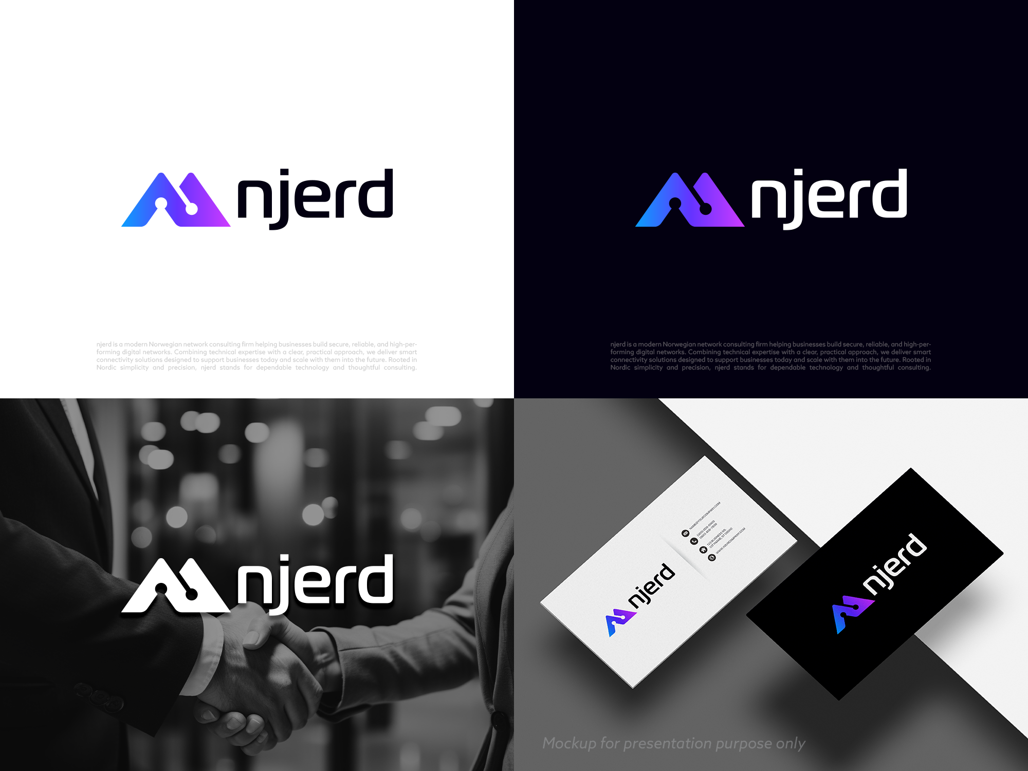 Logo Design by COLOUR CREATIVE for njerd | Design #37554524