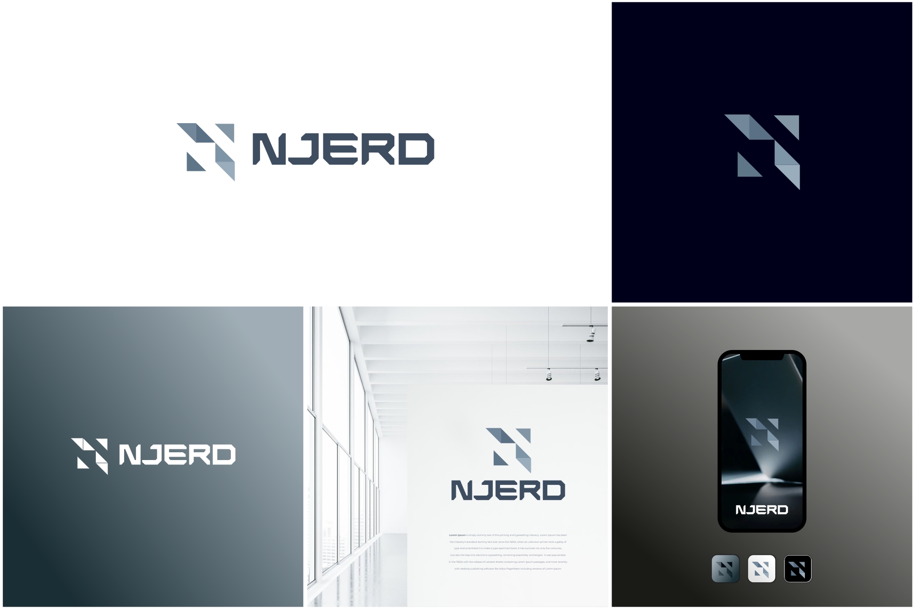 Logo Design by greenking™ for njerd | Design #37582189