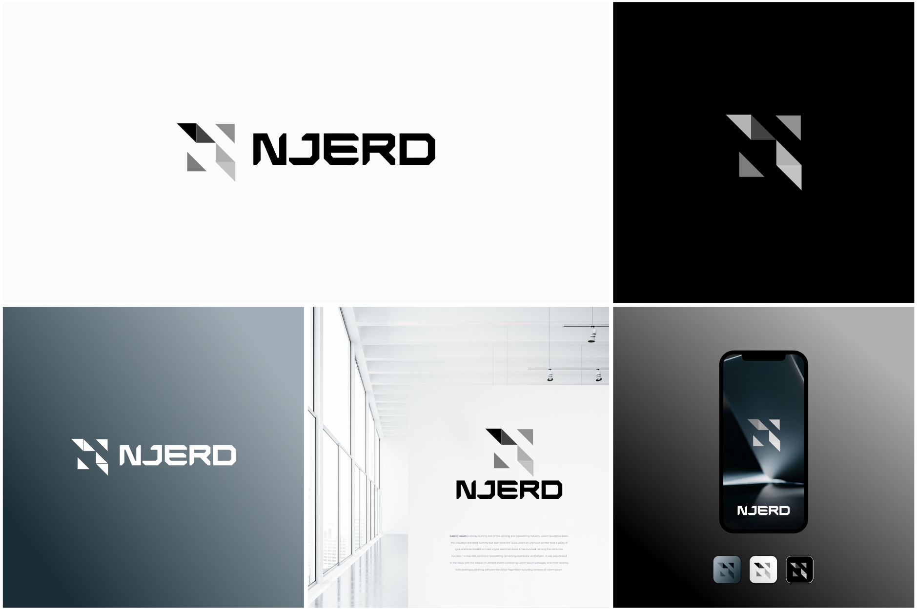 Logo Design by greenking™ for njerd | Design #37582190