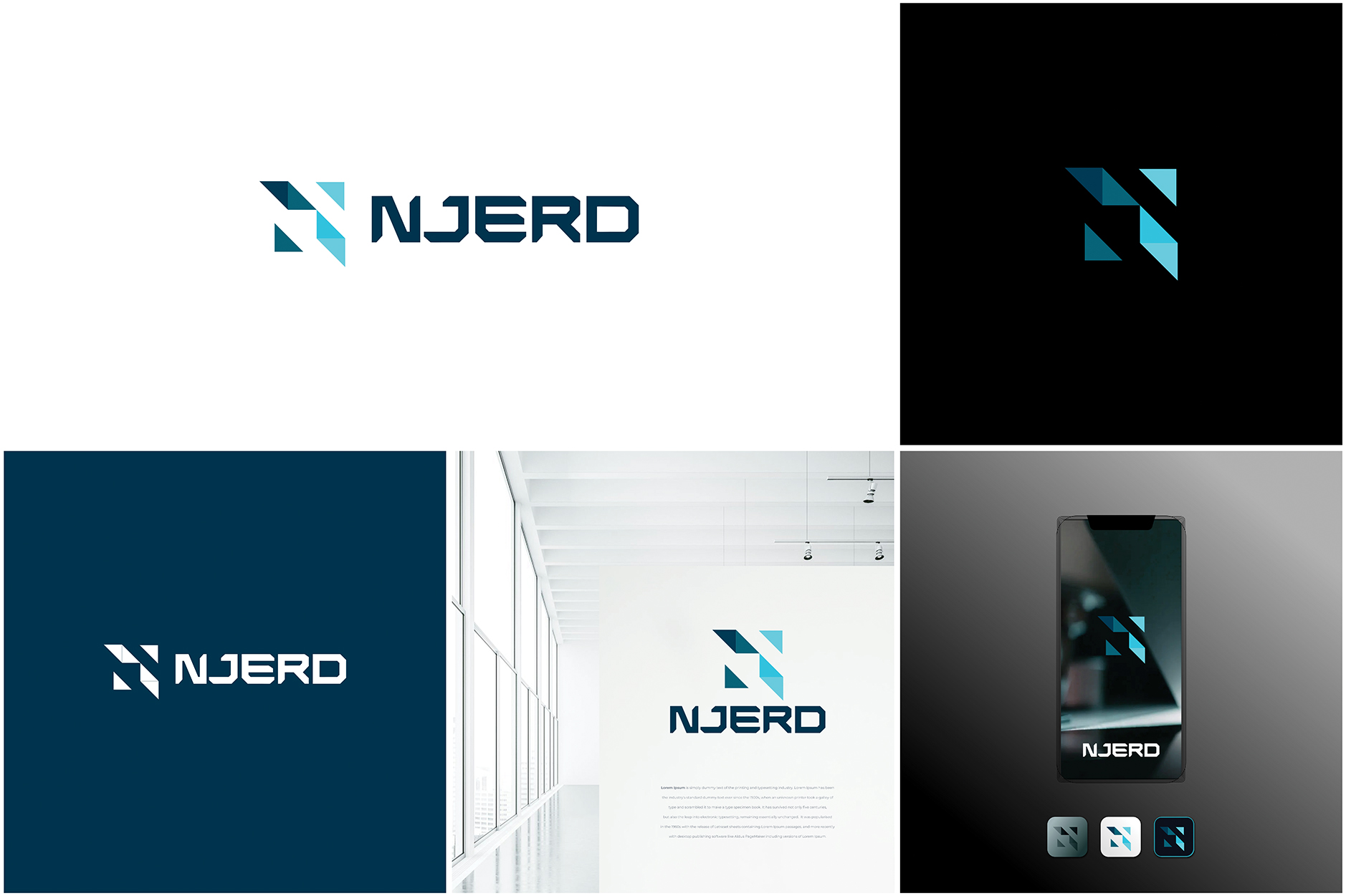 Logo Design by greenking™ for njerd | Design #37582205