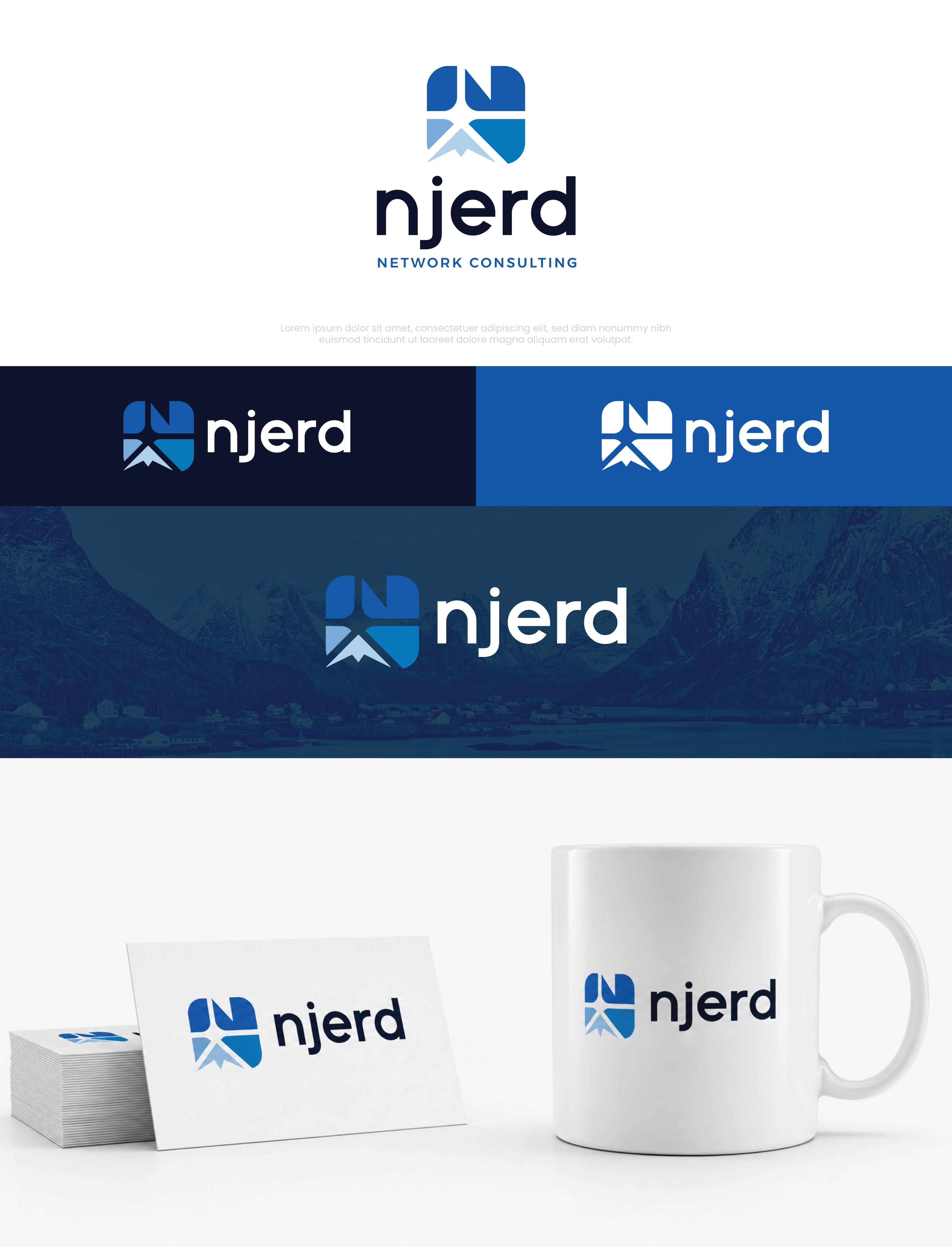 Logo Design by Floc Studio for njerd | Design #37542425