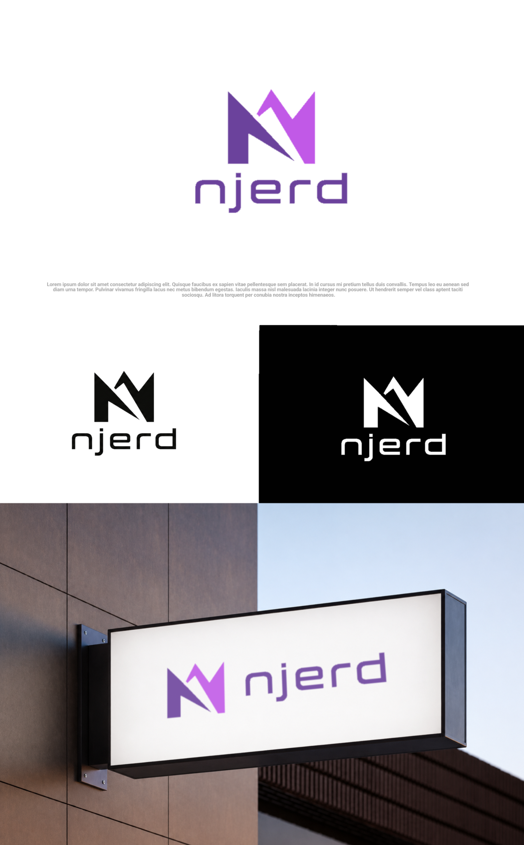 Logo Design by Alanmaulidan for njerd | Design #37556317