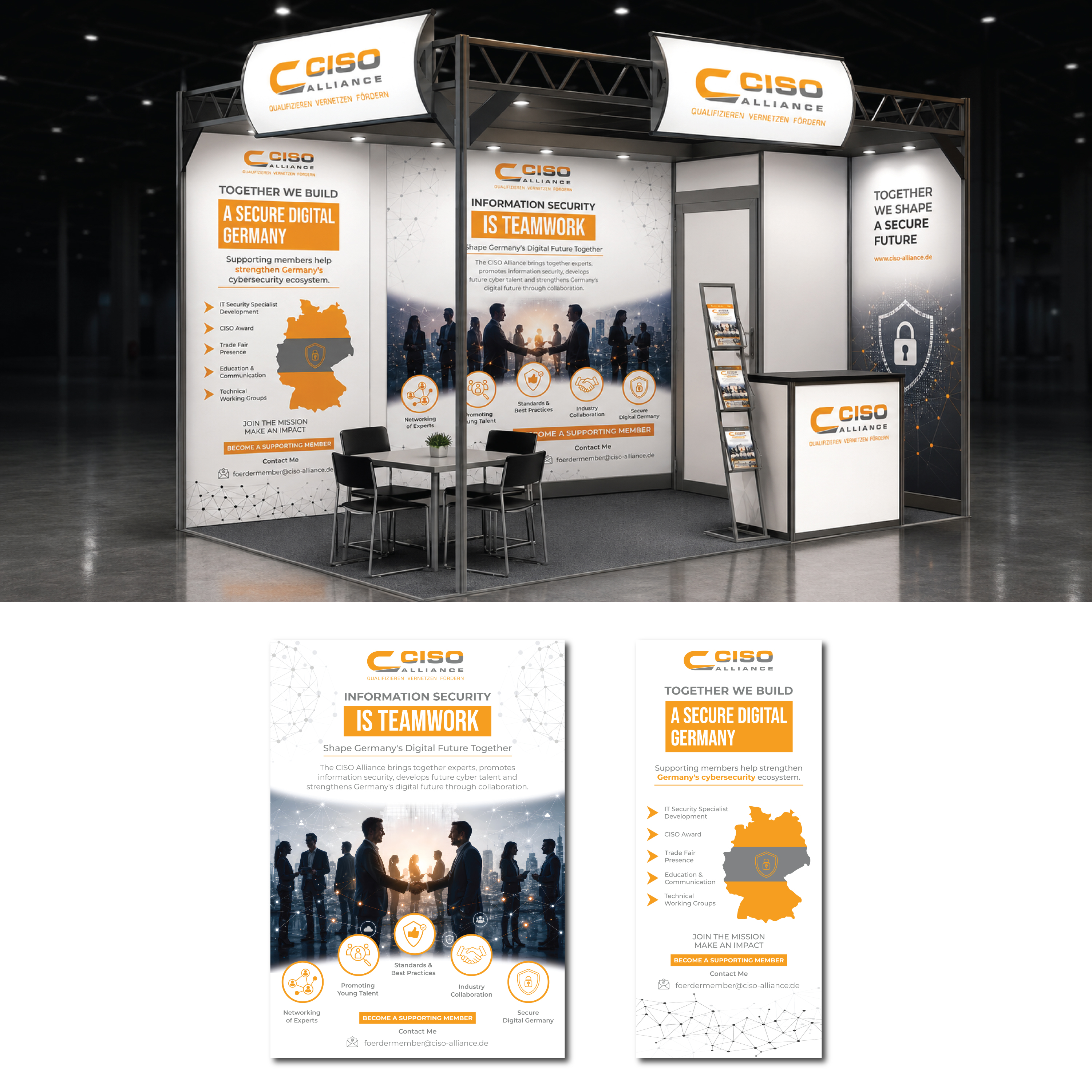 Messestand-Design von grappikstar für CISO Alliance e.V. | Design #37560459
