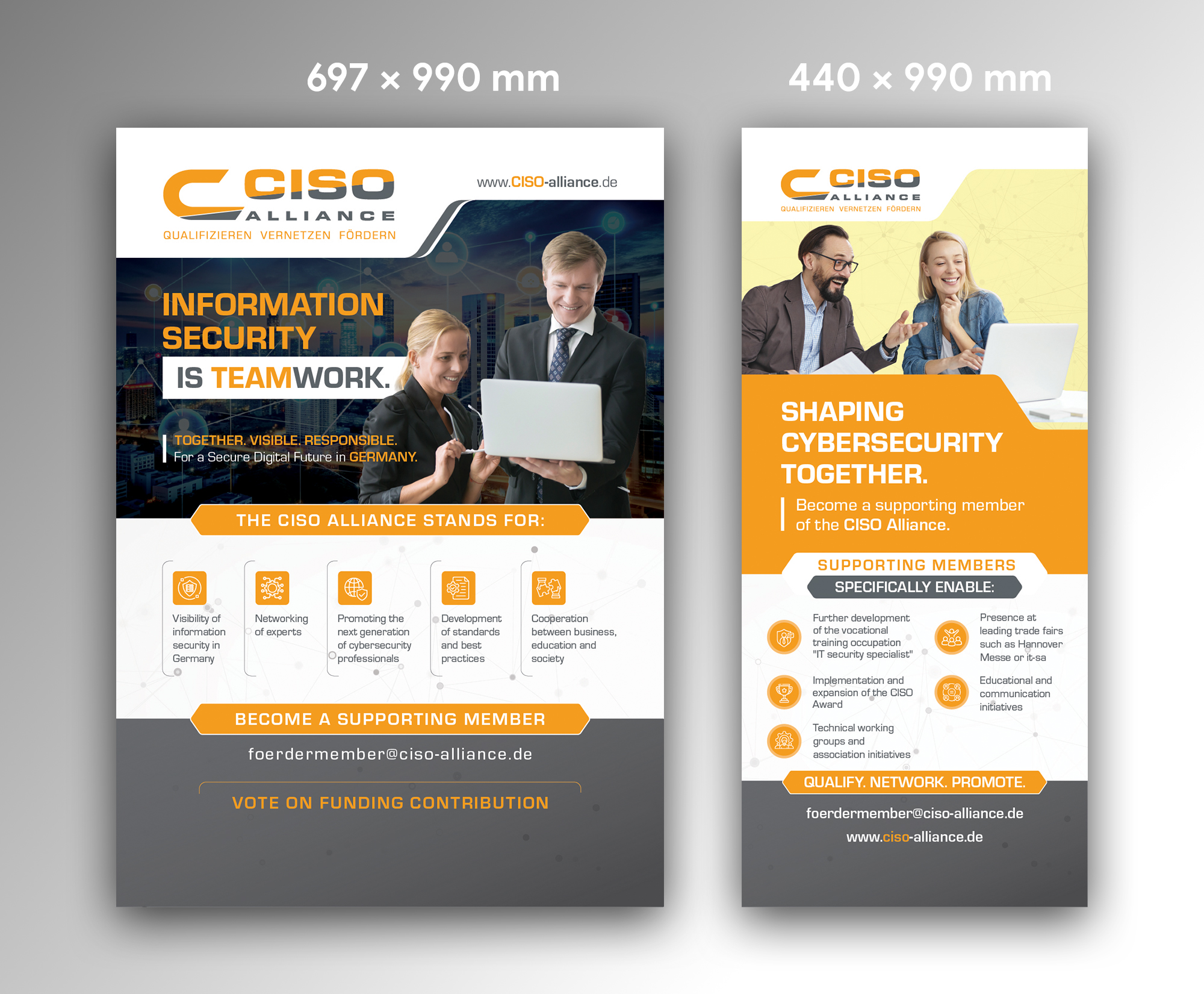 Trade Show Booth Design by OwnDesign for CISO Alliance e.V. | Design #37547859