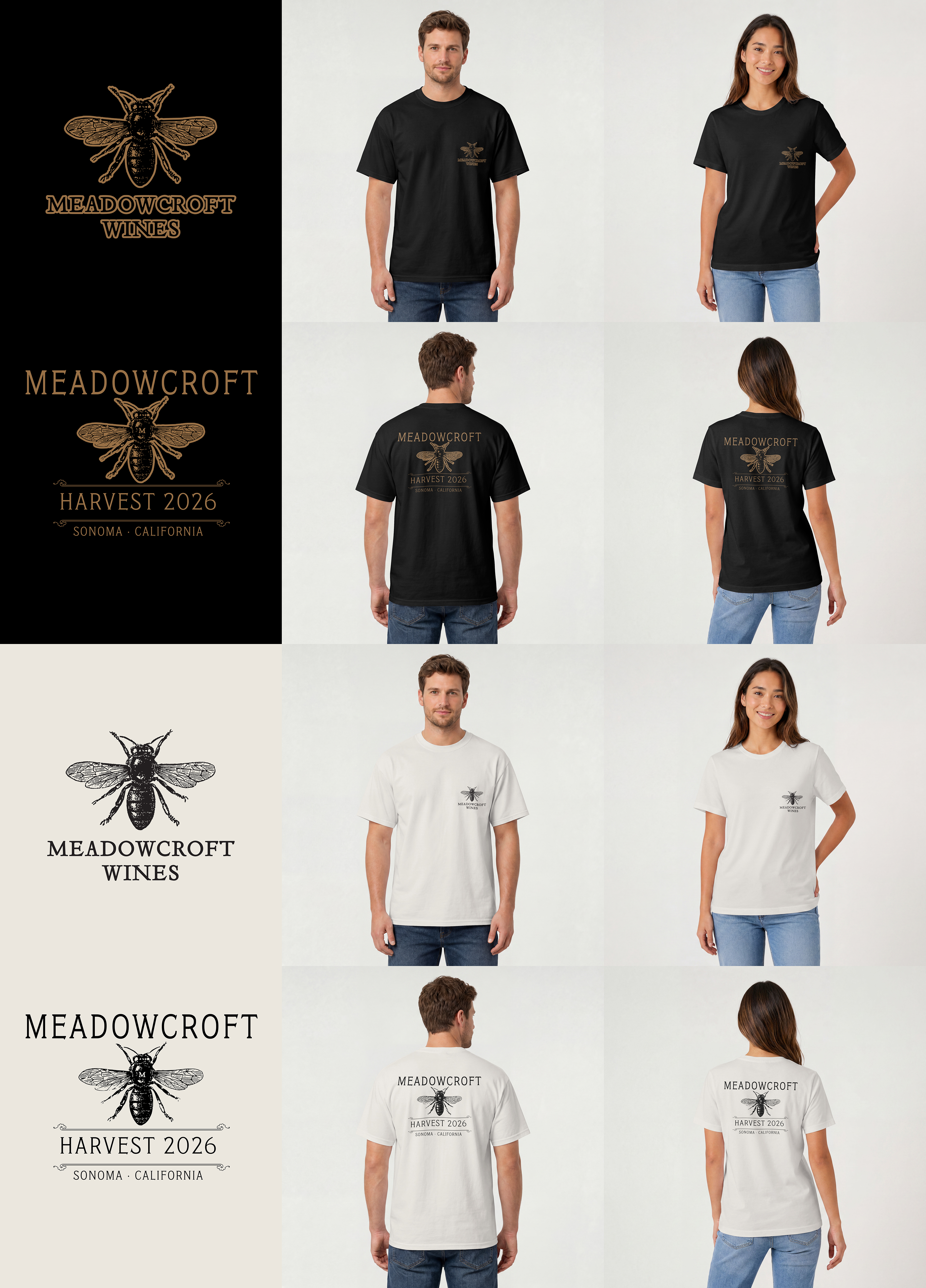 T-shirt Design by H_Lone-Wolf for Meadowcroft Wines | Design #37559634