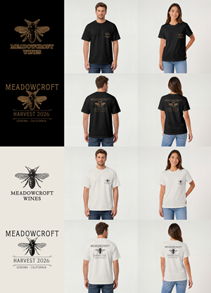 Design de T-shirt par H_Lone-Wolf pour Meadowcroft Wines | Design : #37559634