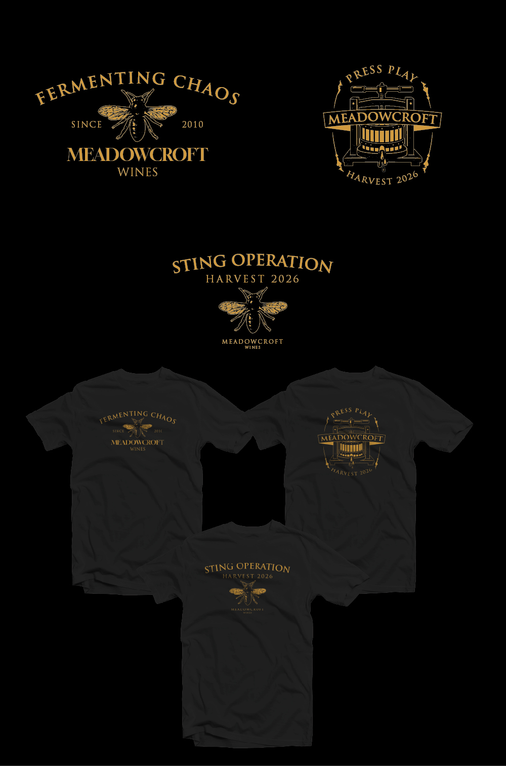 Design de T-shirt par Ngoeg pour Meadowcroft Wines | Design : #37546640