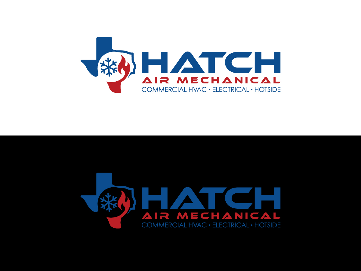Logo Design by Gexheen for Hatch Air Mechanical | Design #37555623