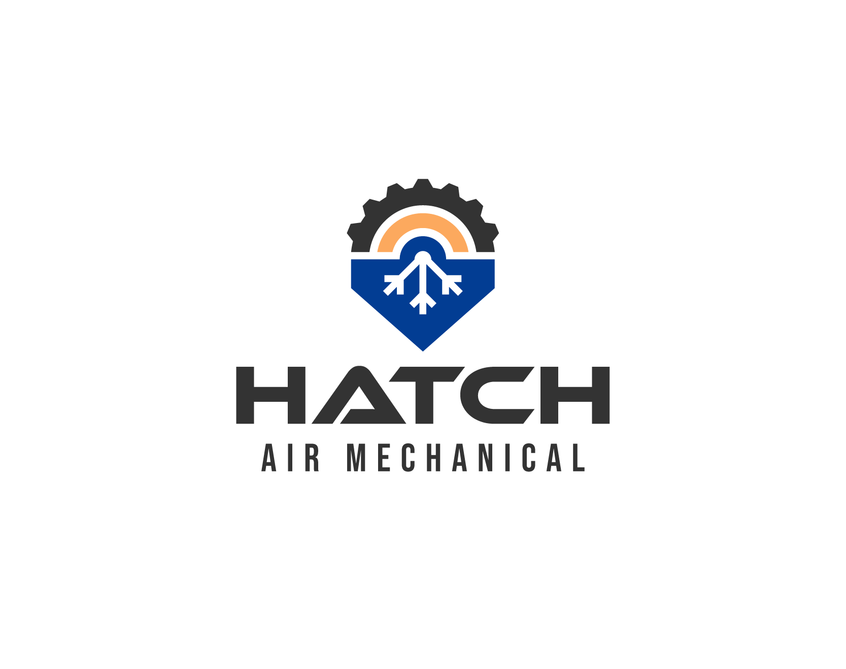 Logo Design by FezyDesigns for Hatch Air Mechanical | Design #37551322