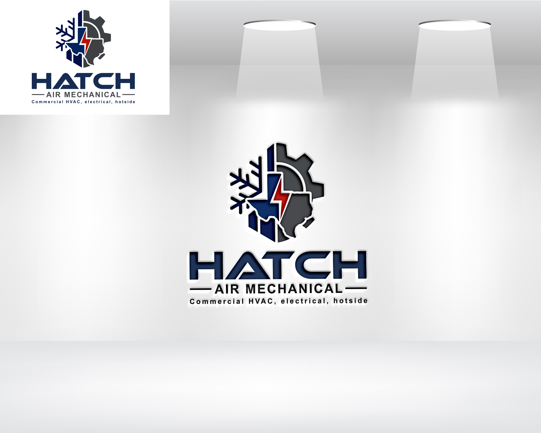 Logo Design by mehanuk for Hatch Air Mechanical | Design #37549768