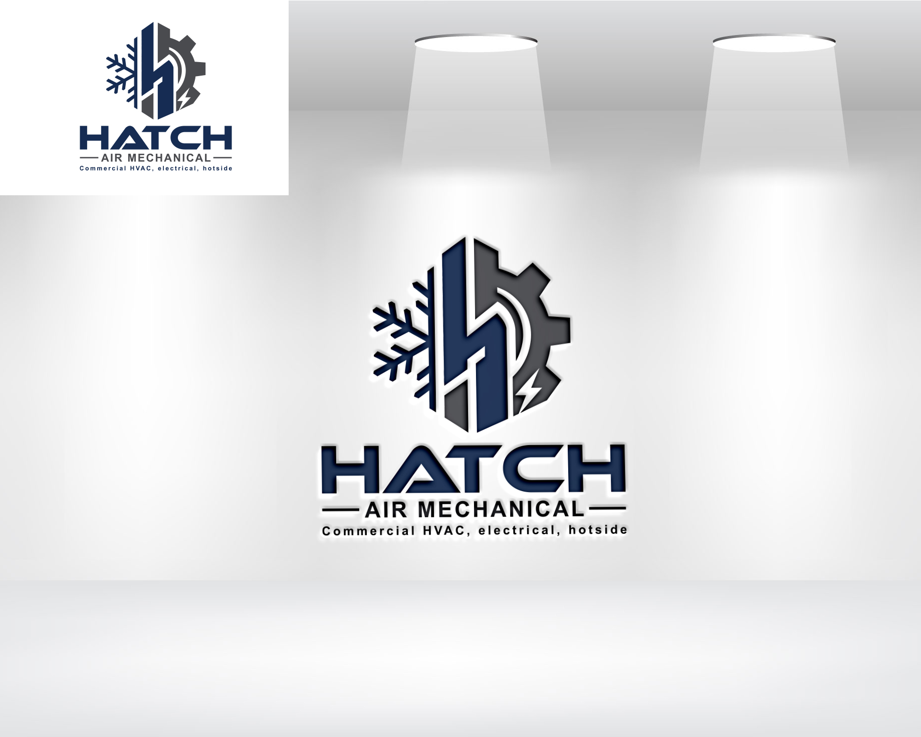 Logo Design by mehanuk for Hatch Air Mechanical | Design #37549769
