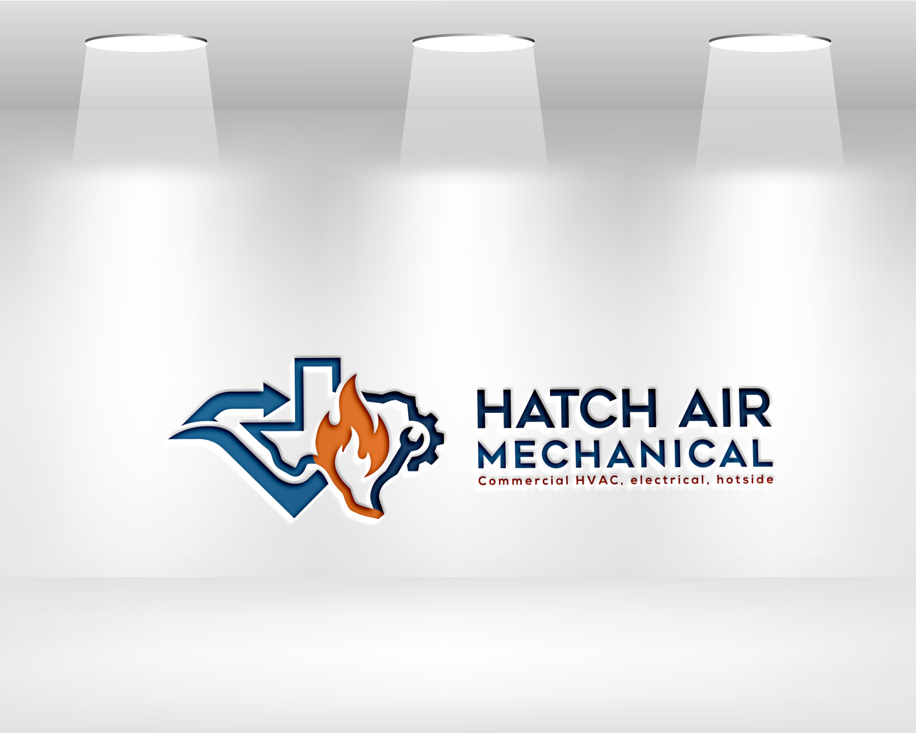 Logo Design by Adam Smith..... for Hatch Air Mechanical | Design #37557515