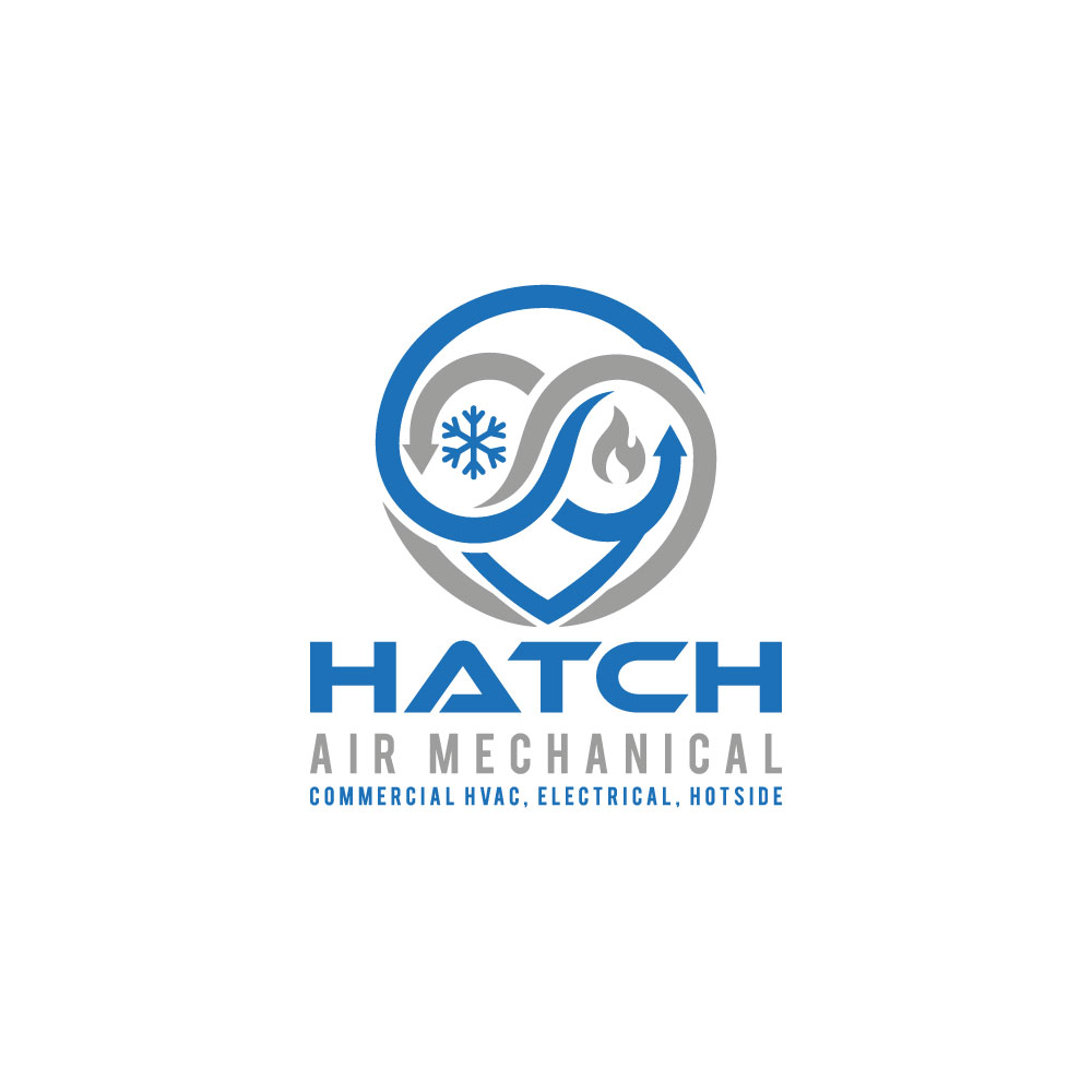 Logo Design by hellodesigneralamin for Hatch Air Mechanical | Design #37548937