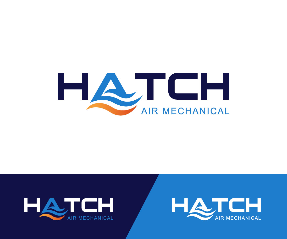 Logo Design by oscar raise for Hatch Air Mechanical | Design #37650736