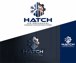 Logo Design by alkaline for Hatch Air Mechanical | Design: #37548630