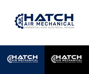 Logo Design by Kavth for Hatch Air Mechanical | Design: #37557307