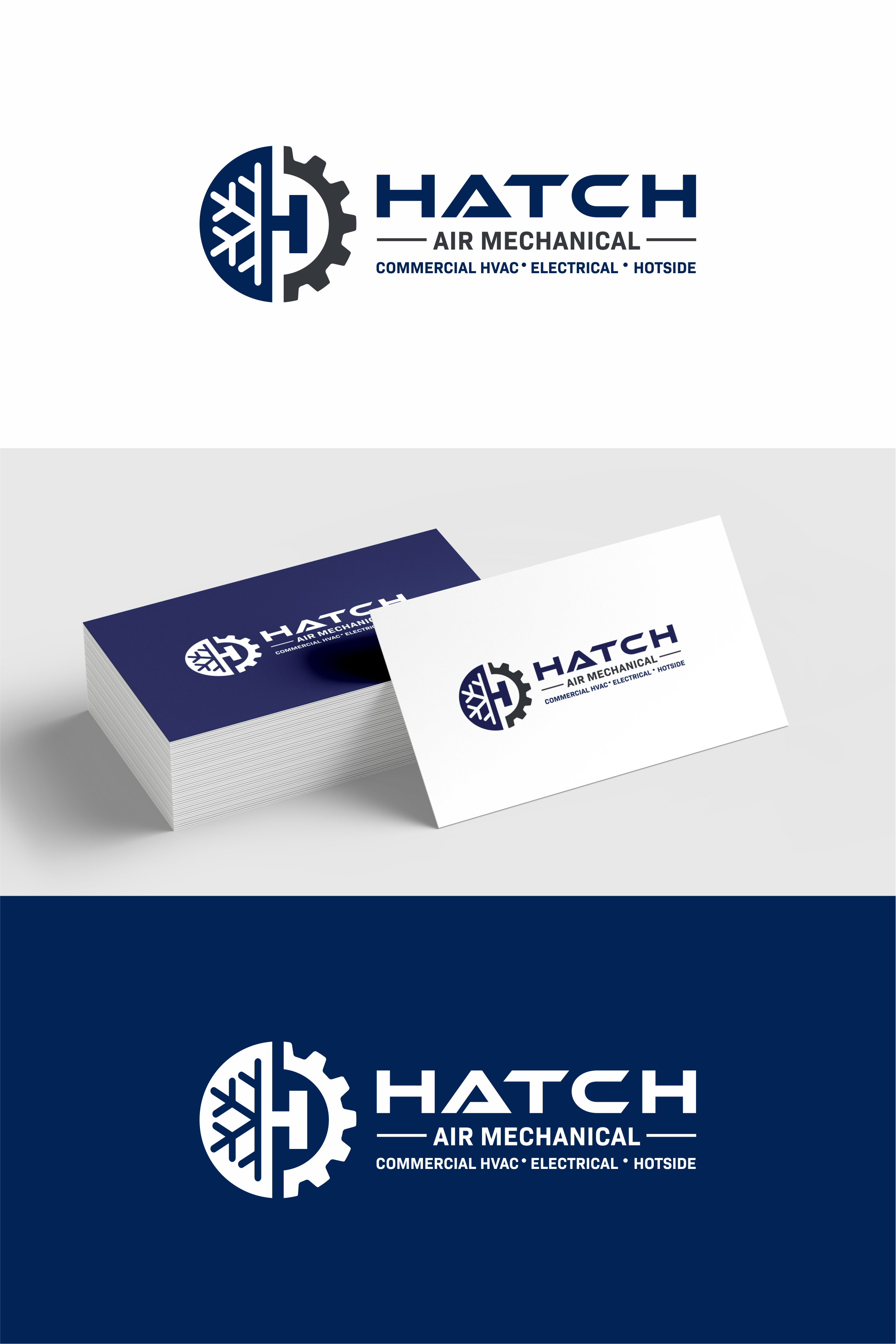 Logo Design by ndra for Hatch Air Mechanical | Design #37552786