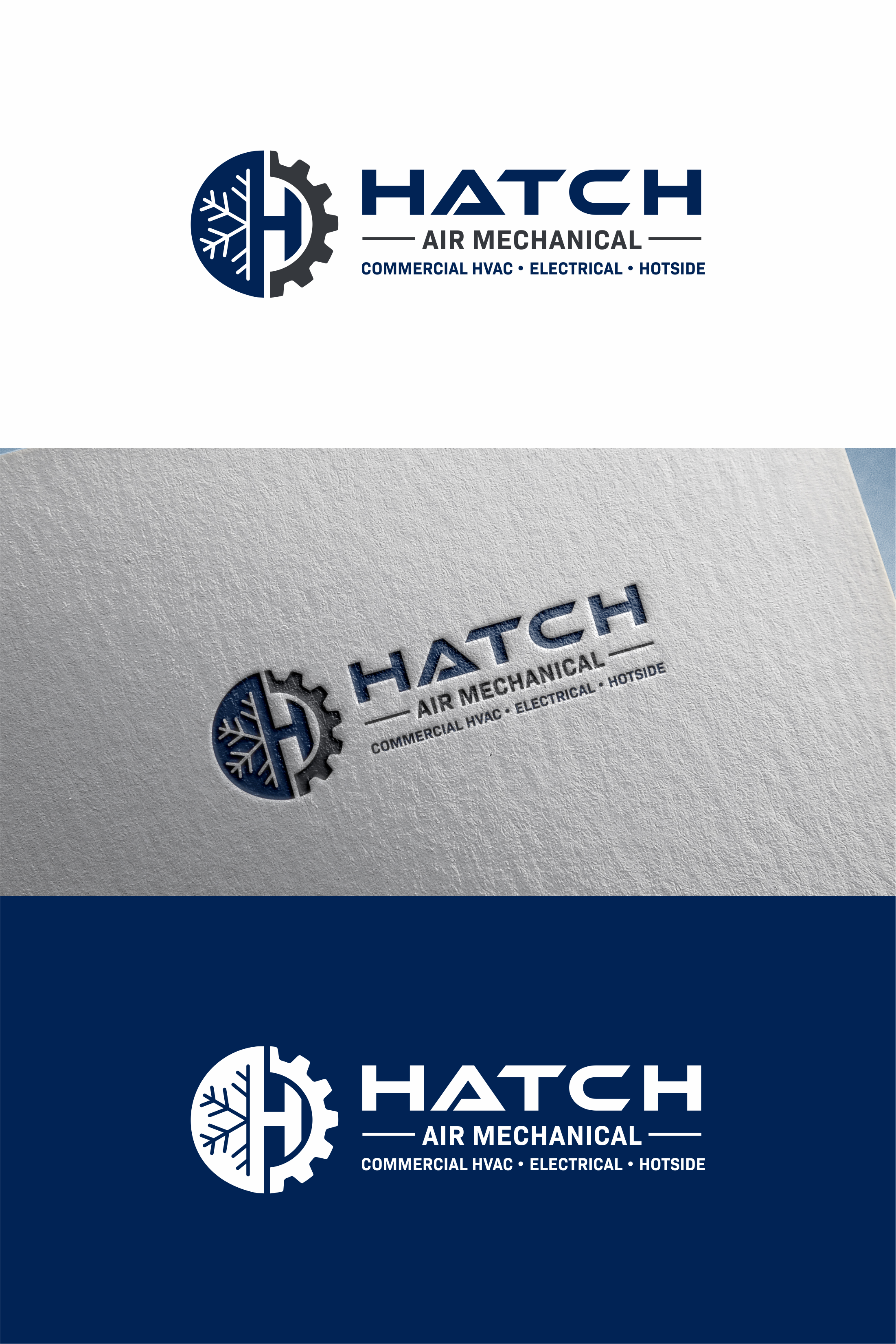 Logo Design by ndra for Hatch Air Mechanical | Design #37567621