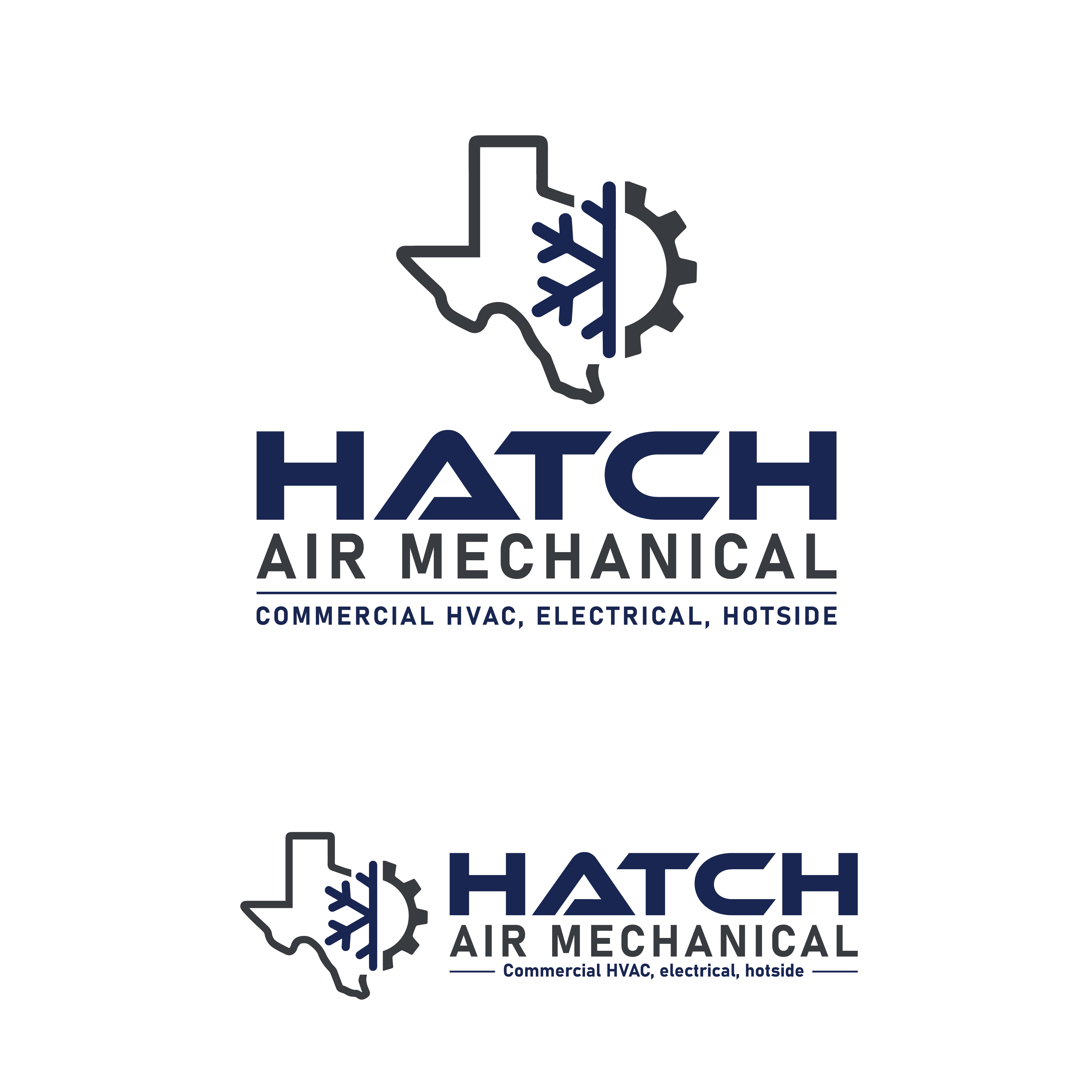 Logo Design by Designer Nayem for Hatch Air Mechanical | Design #37555465