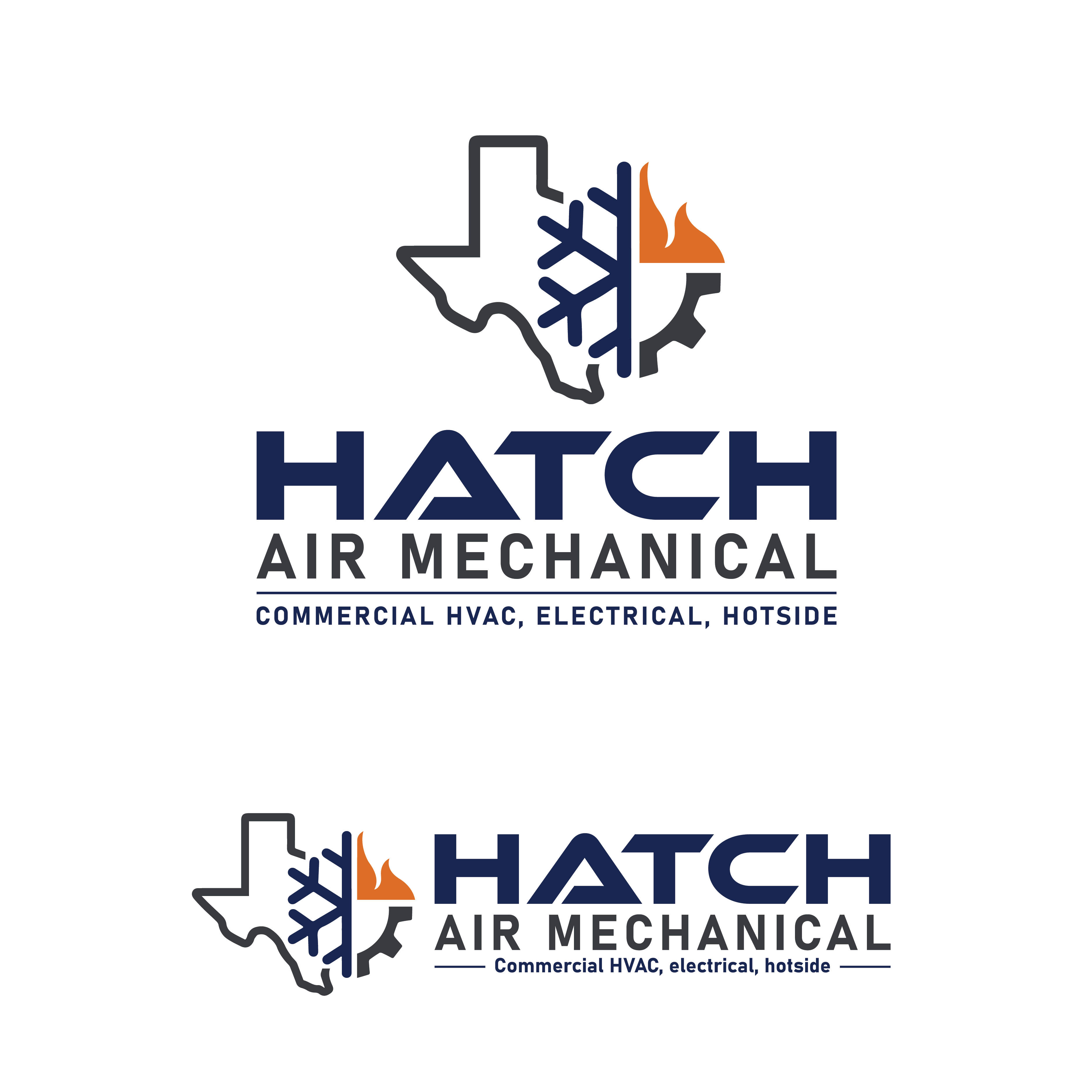 Logo Design by Designer Nayem for Hatch Air Mechanical | Design #37555481