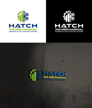 Logo Design by RA-bica for Hatch Air Mechanical | Design: #37564213