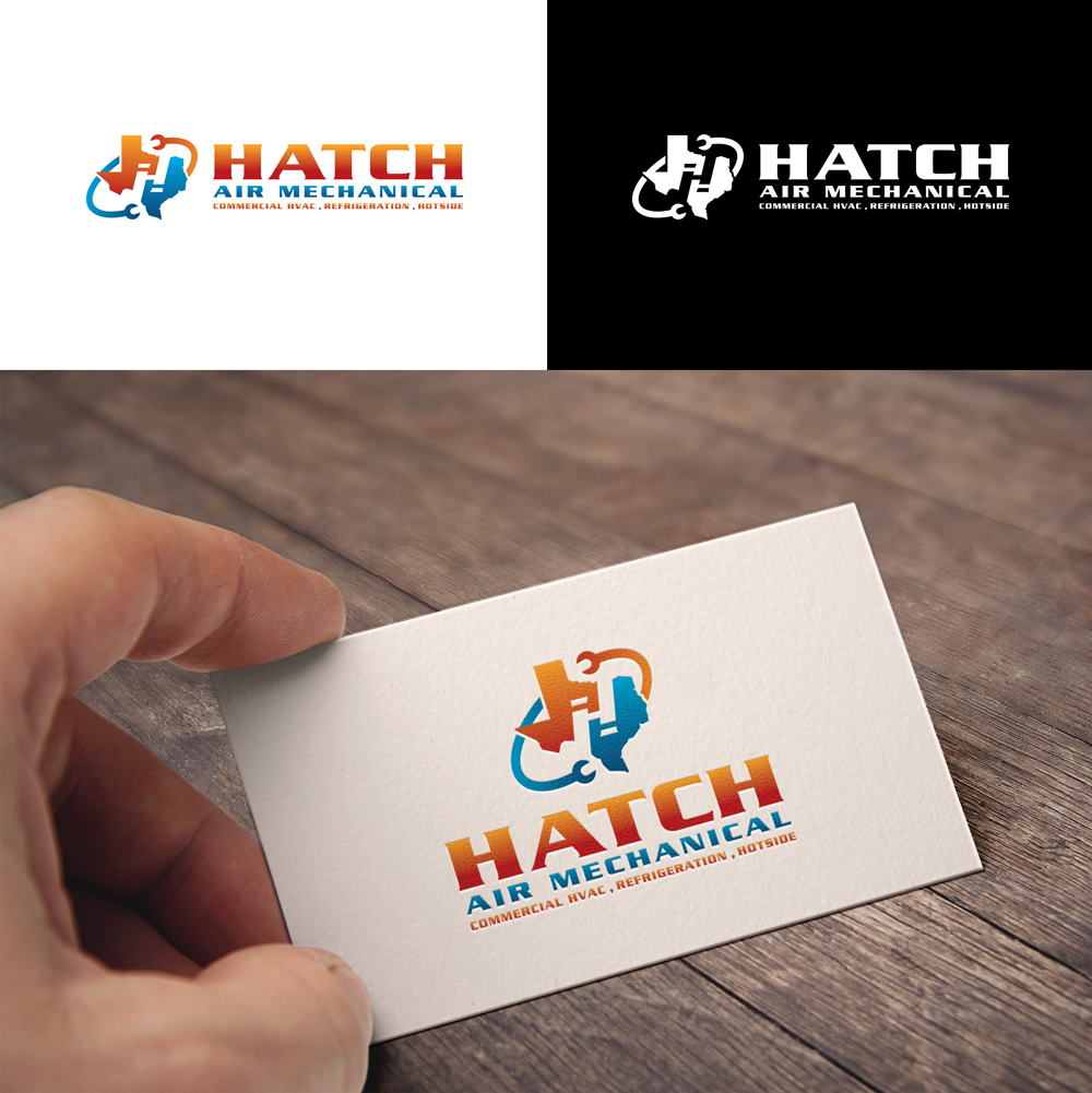 Logo Design by RA-bica for Hatch Air Mechanical | Design #37644175