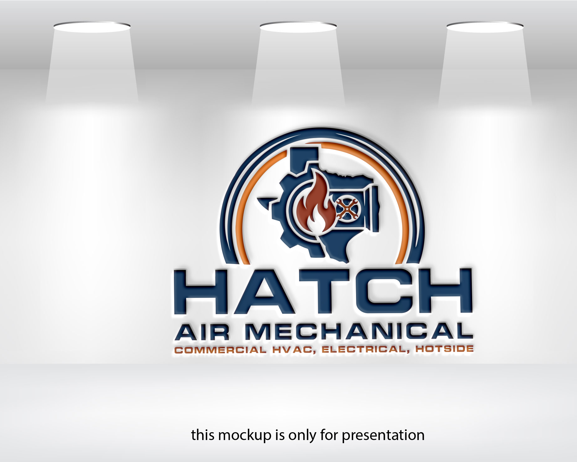 Logo Design by J.H.F for Hatch Air Mechanical | Design #37554961