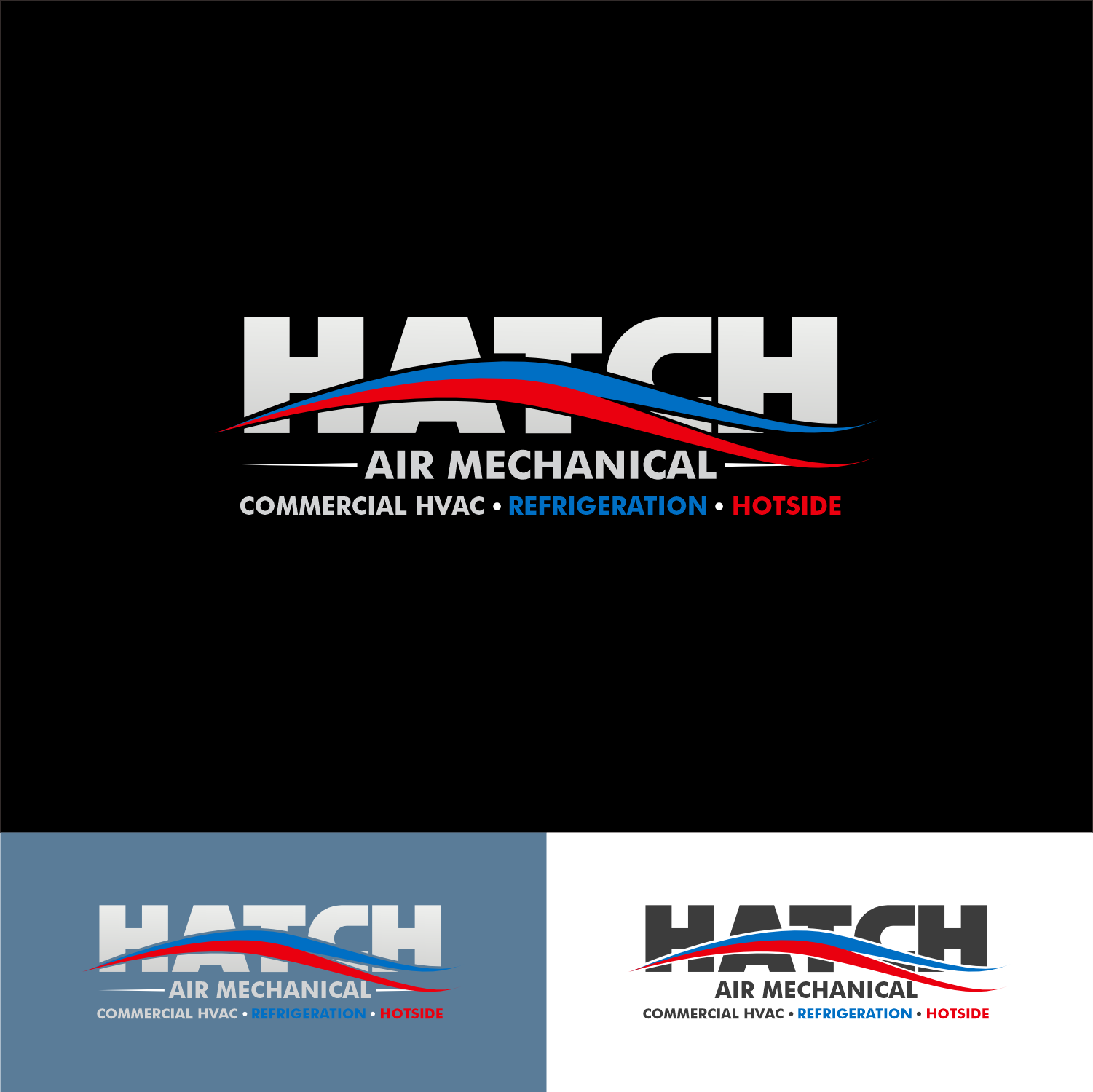 Logo Design by Arttosungging for Hatch Air Mechanical | Design #37665585