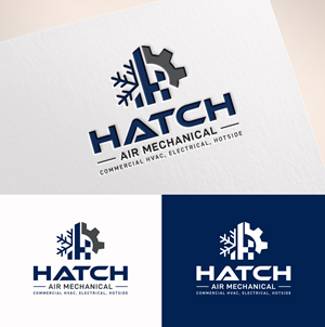Logo Design by M Art & Design for Hatch Air Mechanical | Design: #37551376