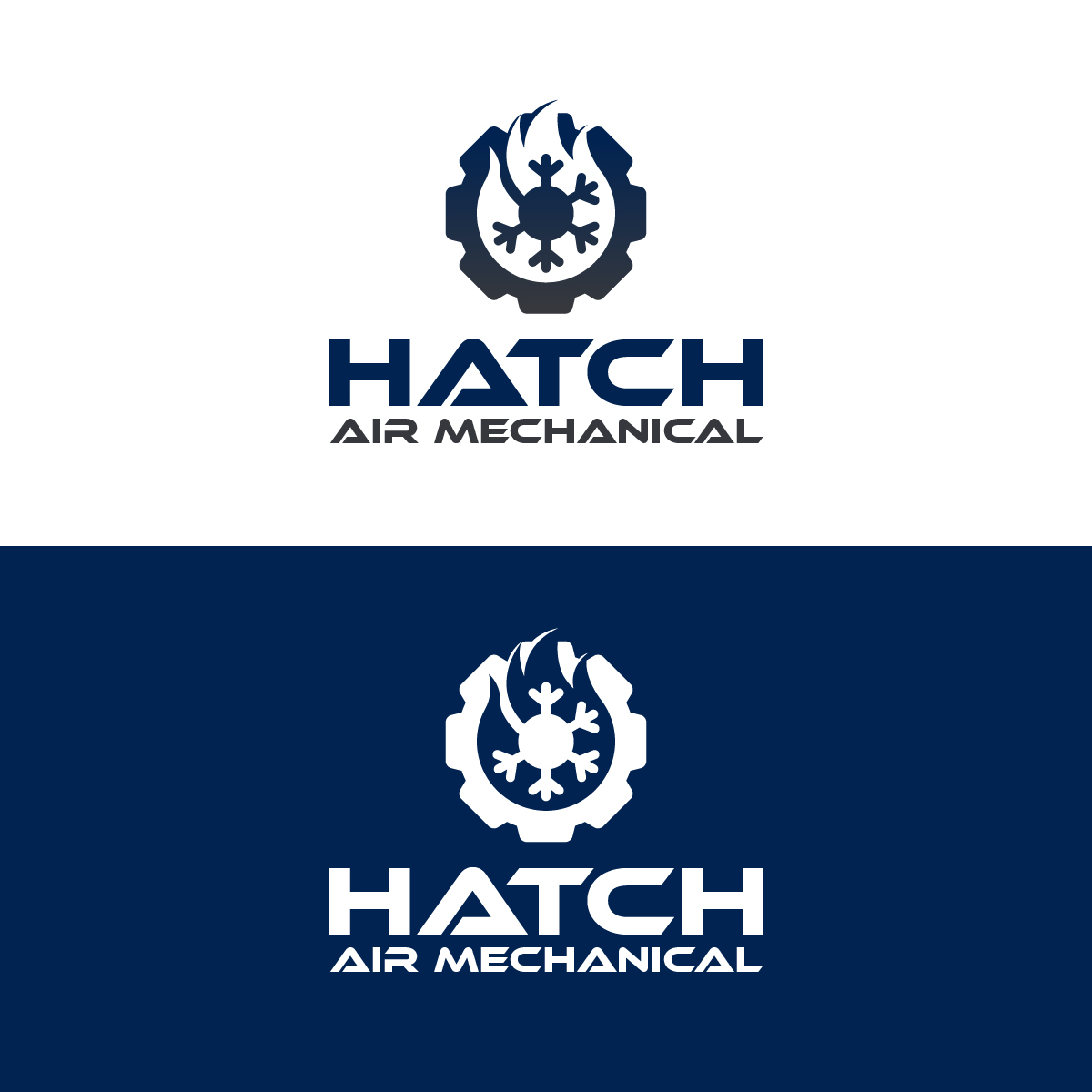 Logo Design by Blesign for Hatch Air Mechanical | Design #37552381