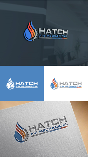 Logo Design by zoooma  for Hatch Air Mechanical | Design: #37665579