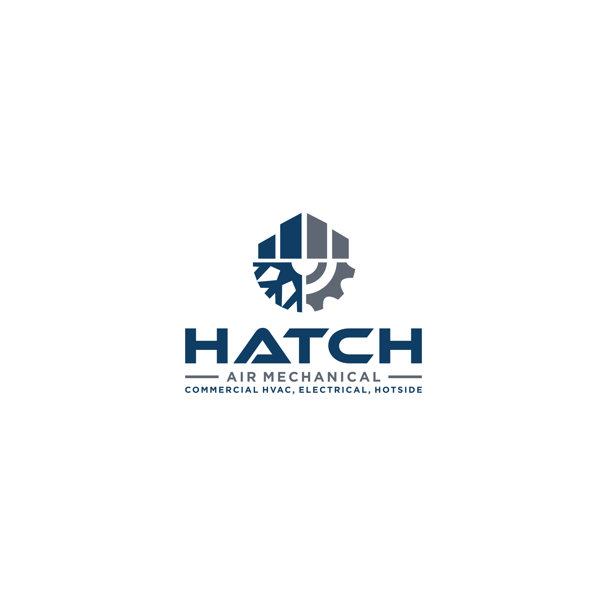 Logo Design by ni9 for Hatch Air Mechanical | Design #37550166