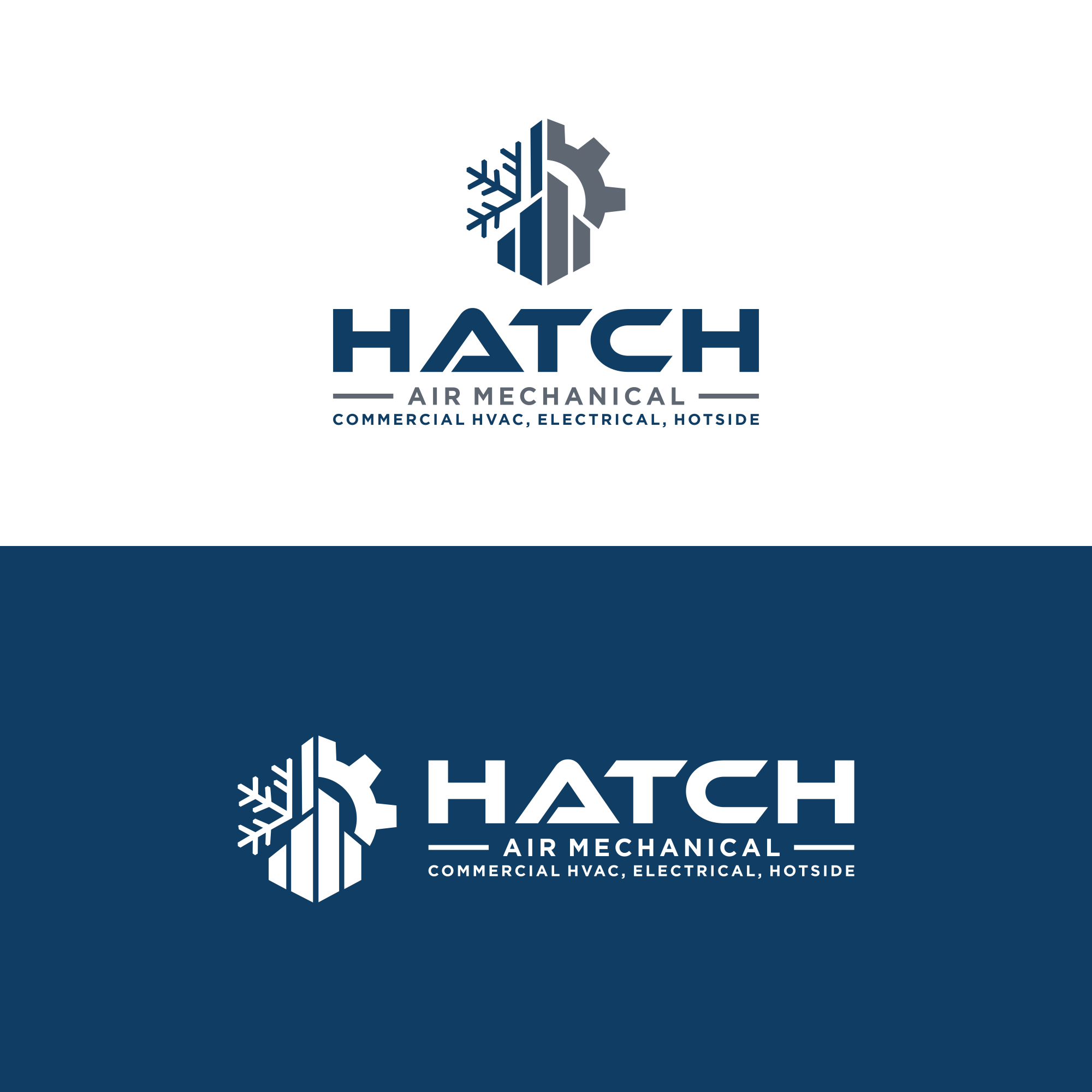 Logo Design by ni9 for Hatch Air Mechanical | Design #37550180
