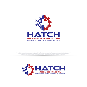 Logo Design by InkPilot_Studio™ for Hatch Air Mechanical | Design: #37554579