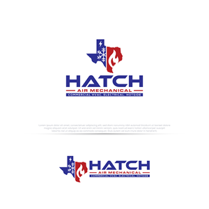 Logo Design by InkPilot_Studio™ for Hatch Air Mechanical | Design: #37554582
