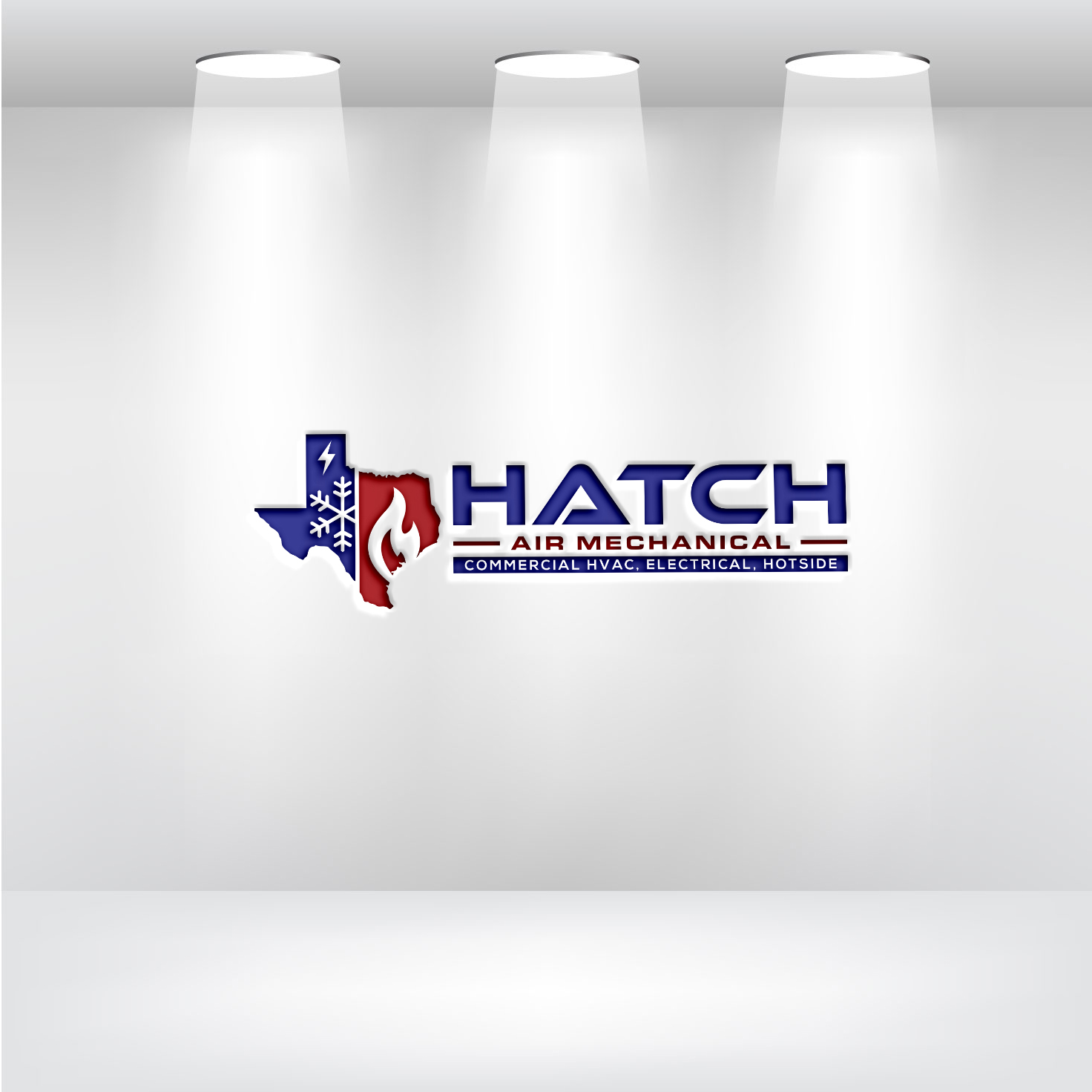 Logo Design by InkPilot_Studio™ for Hatch Air Mechanical | Design #37554586