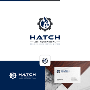Logo Design by Dell_a.Design for Hatch Air Mechanical | Design: #37548792