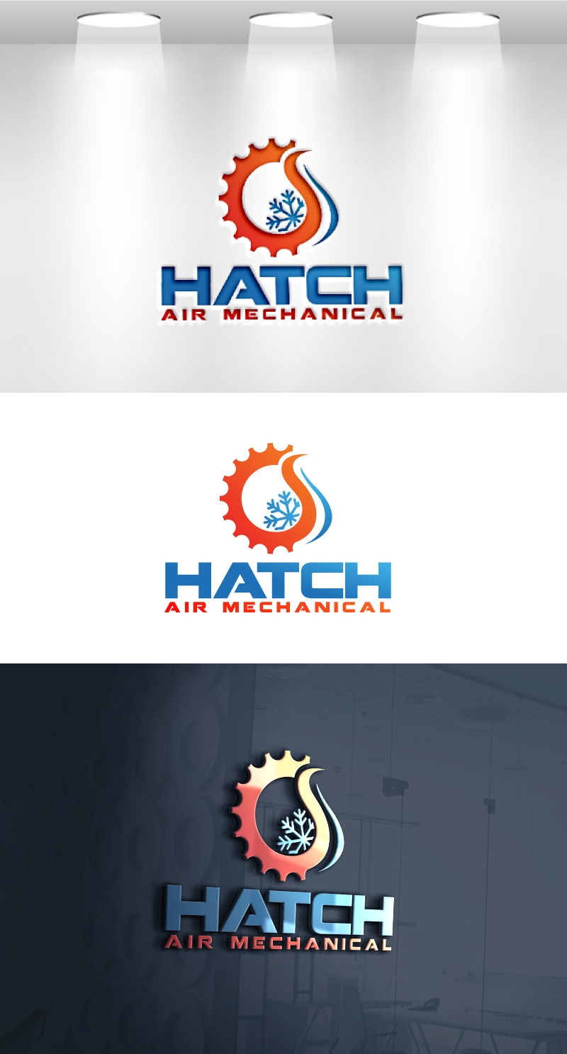 Logo Design by VisionCraft™ for Hatch Air Mechanical | Design #37550441