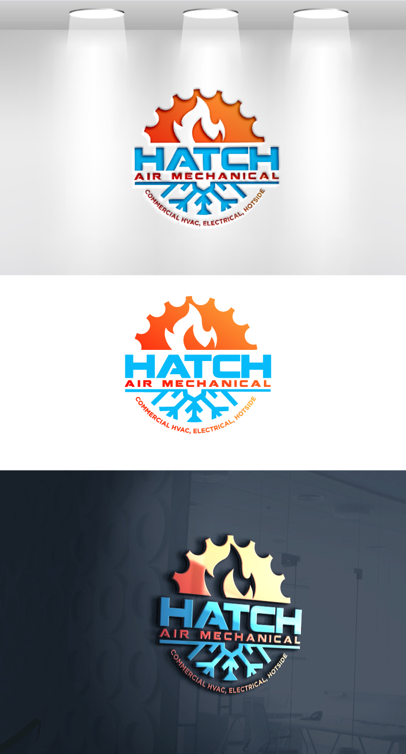 Logo Design by VisionCraft™ for Hatch Air Mechanical | Design #37550442