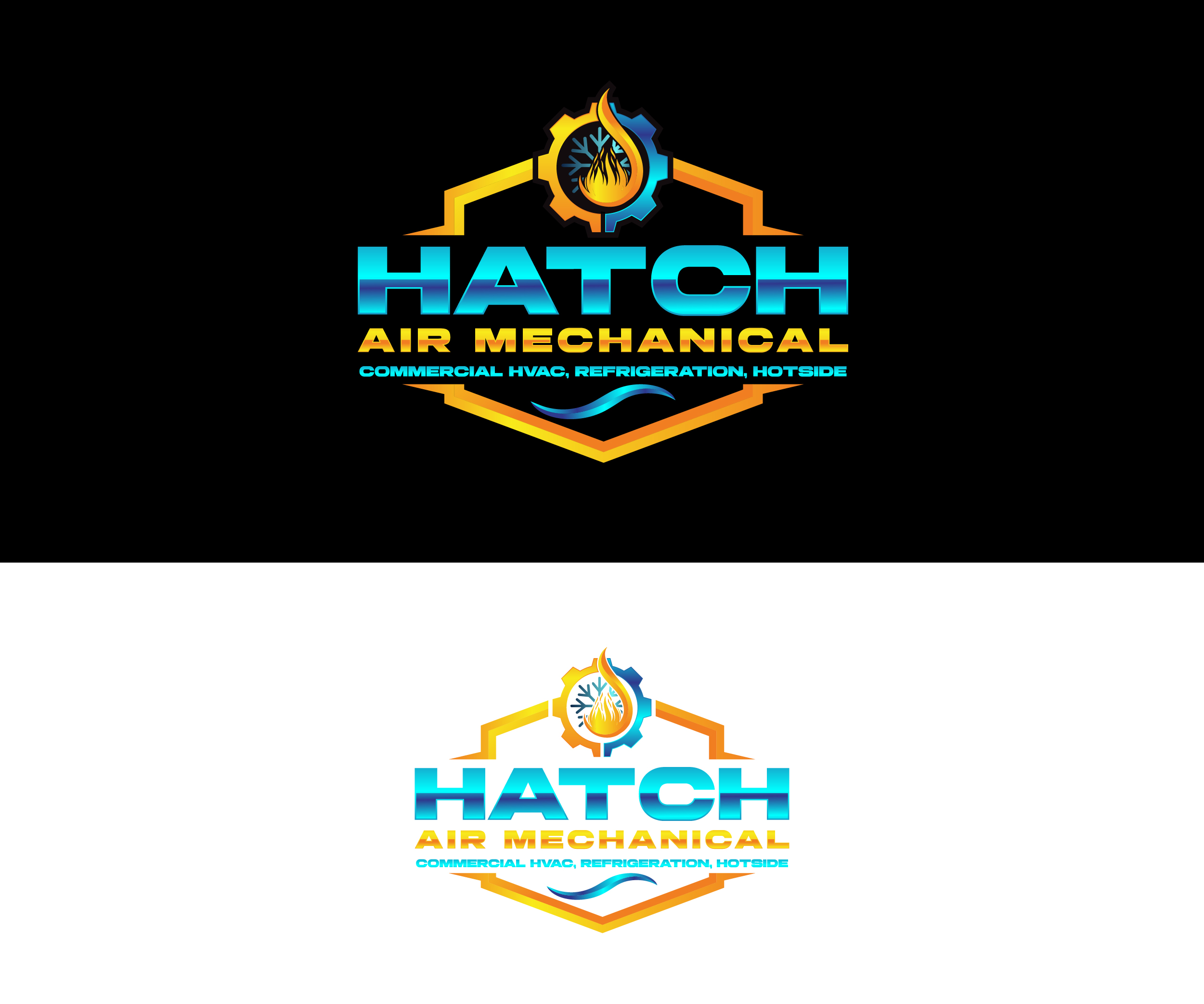 Logo Design by Musative1 for Hatch Air Mechanical | Design #37652716