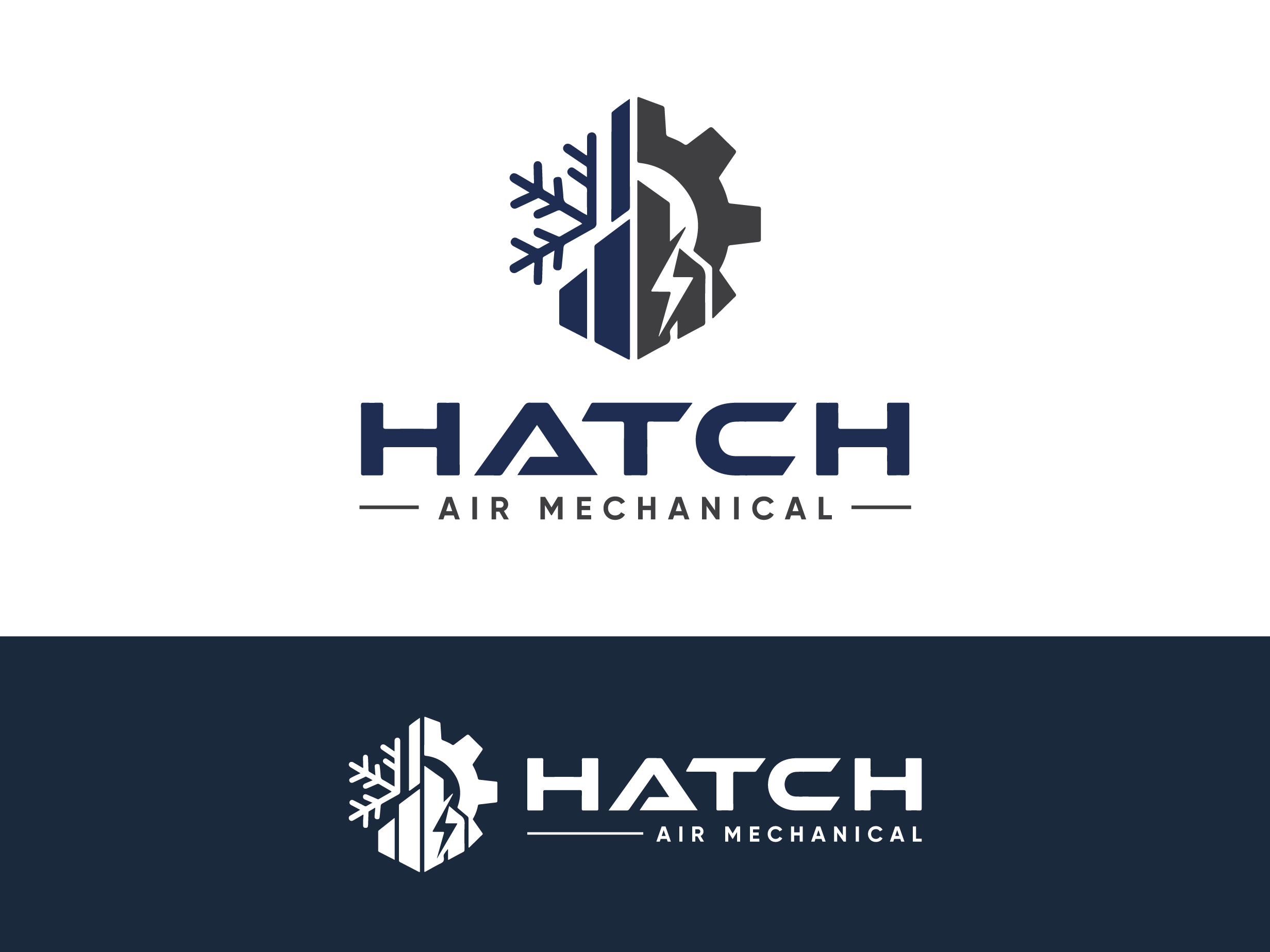 Logo Design by yozdesign for Hatch Air Mechanical | Design #37554452