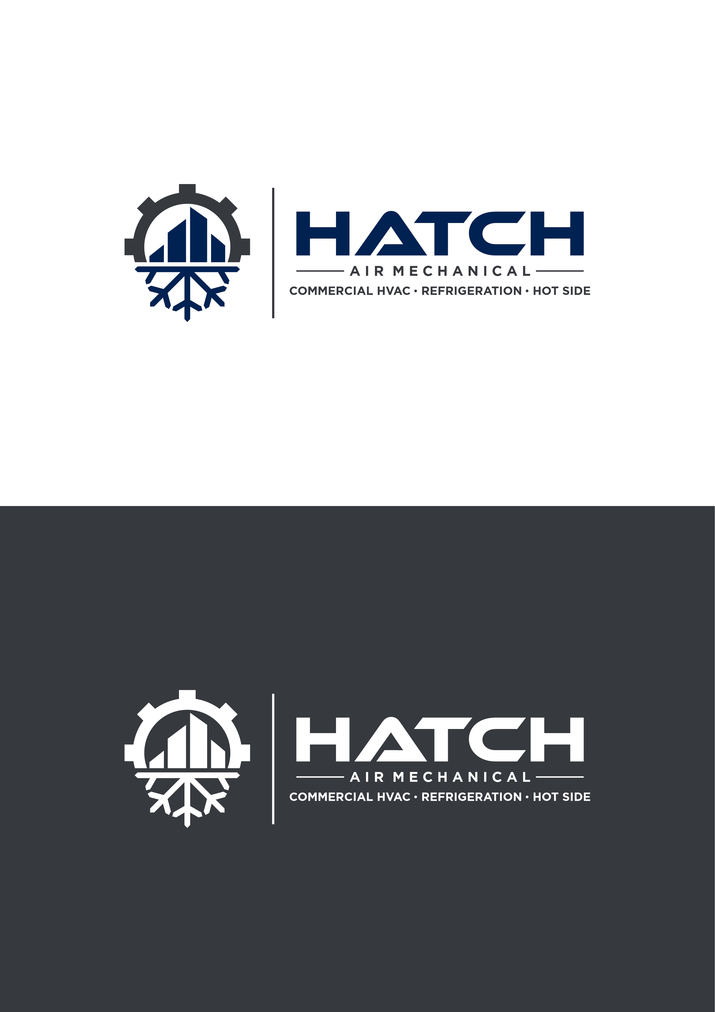 Logo Design by arumdesign for Hatch Air Mechanical | Design #37548392