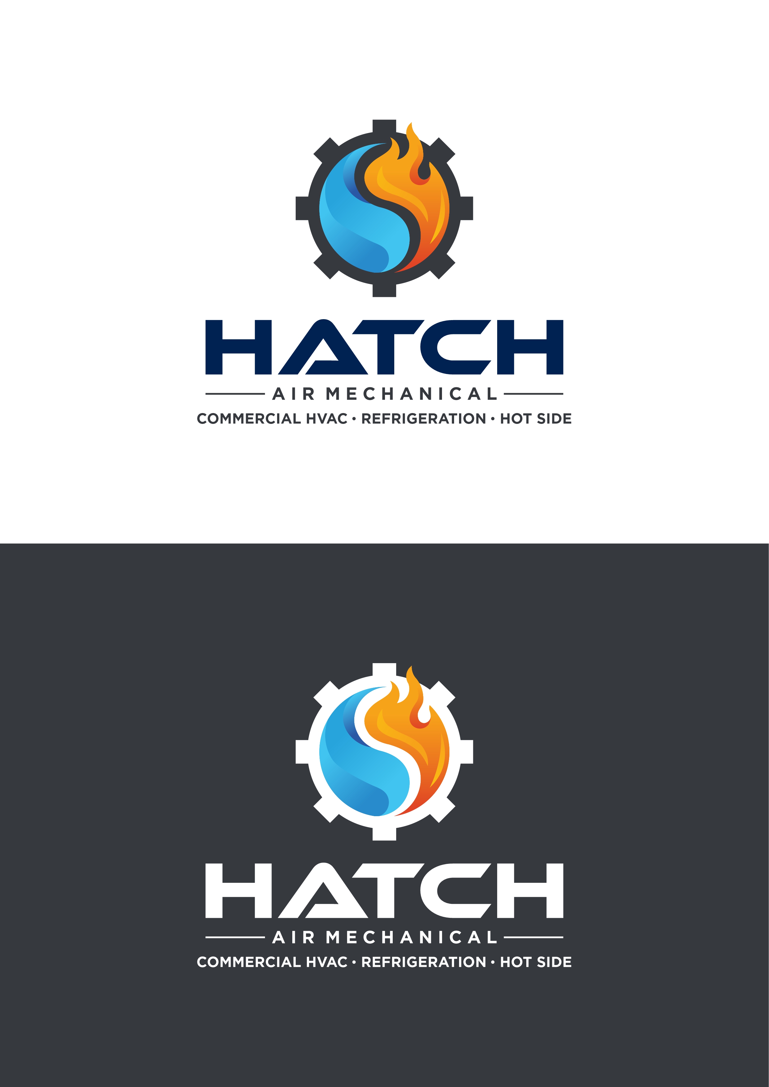 Logo Design by arumdesign for Hatch Air Mechanical | Design #37548393